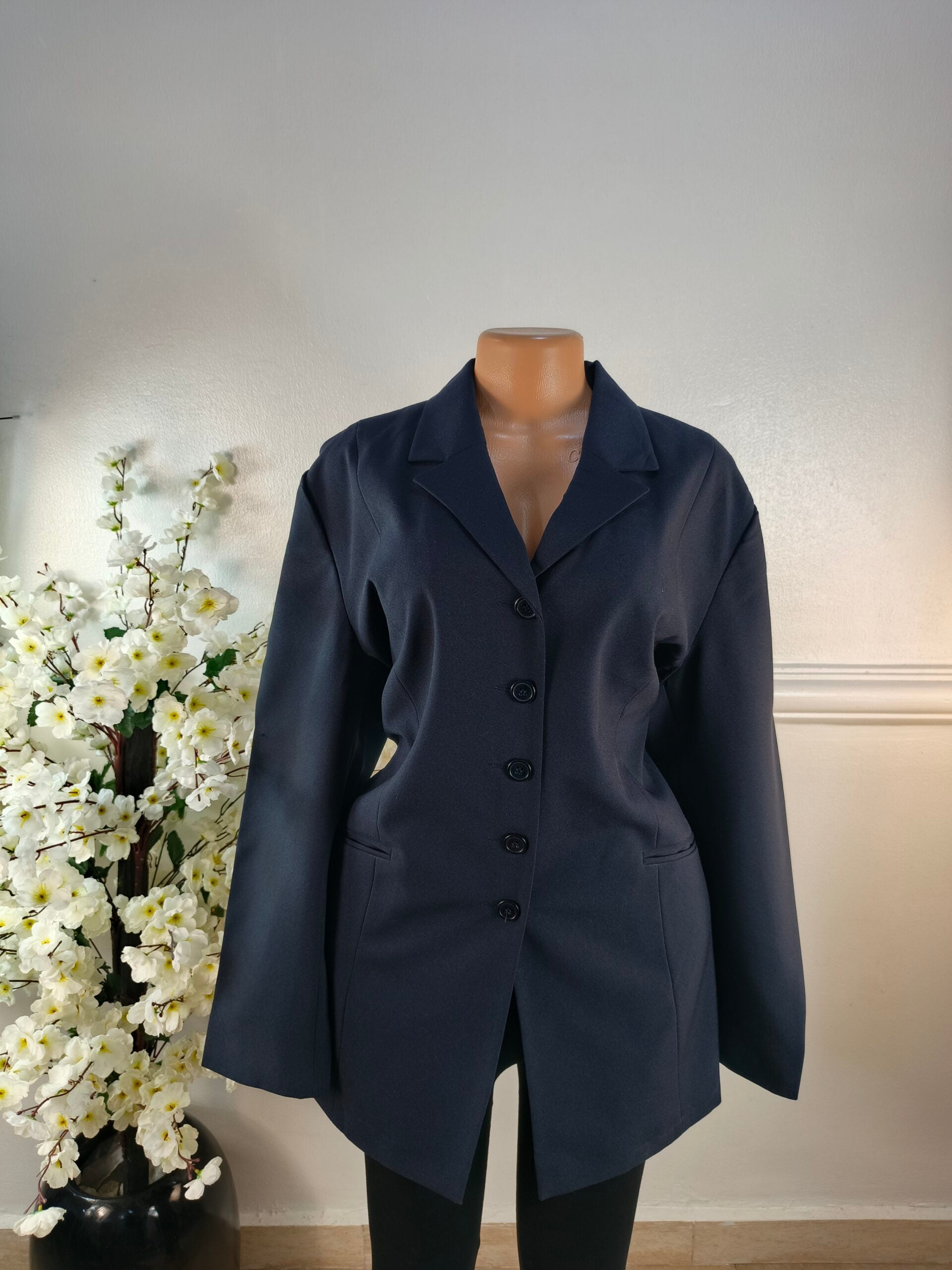 BLAZER UK SIZE 22 [LENGTH 32 INCHES, NAVY BLUE] image 0