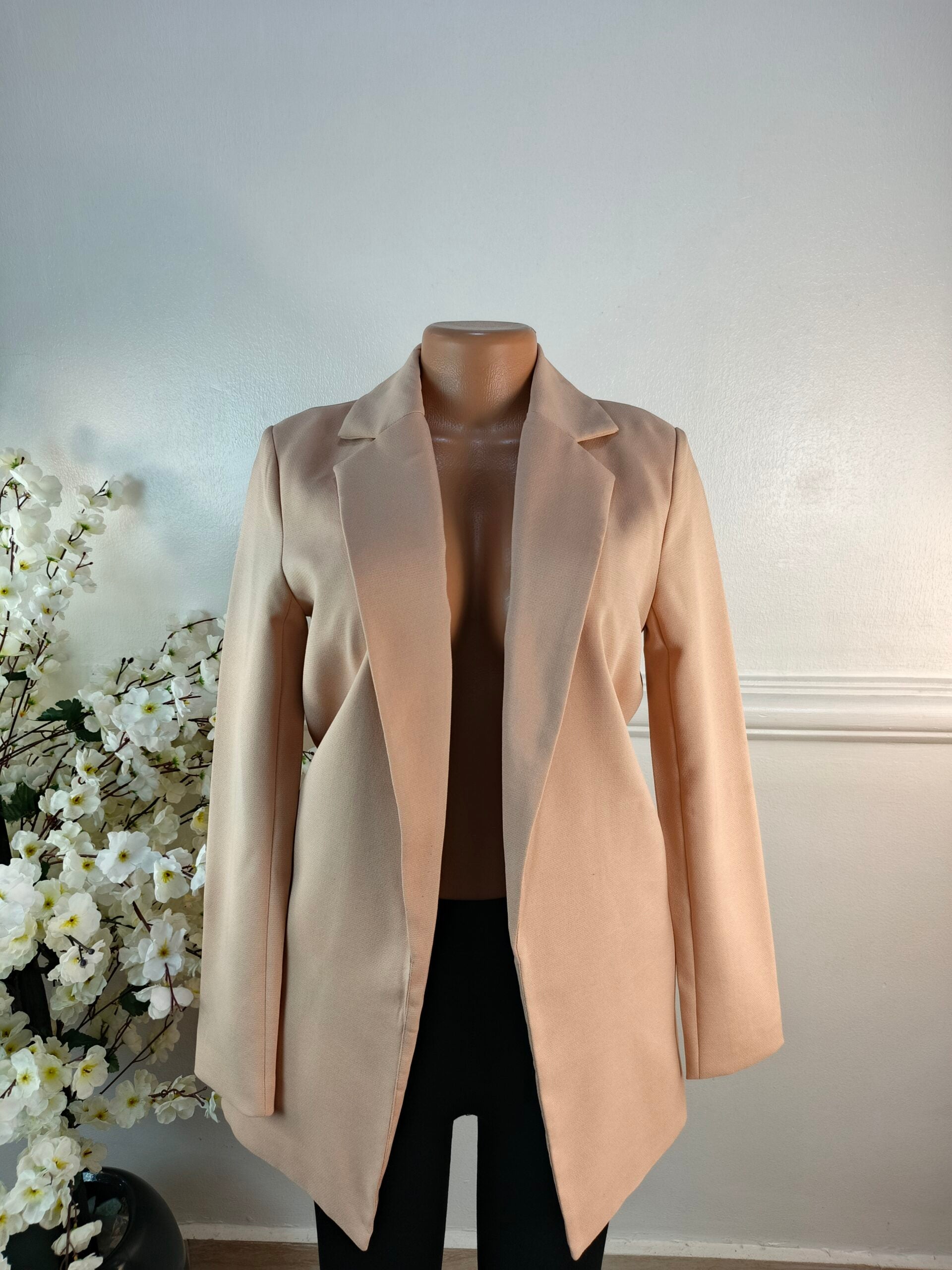 MISSGUIDED UK SIZE 8 [LENGTH 32 INCHES, PEACH] image 0