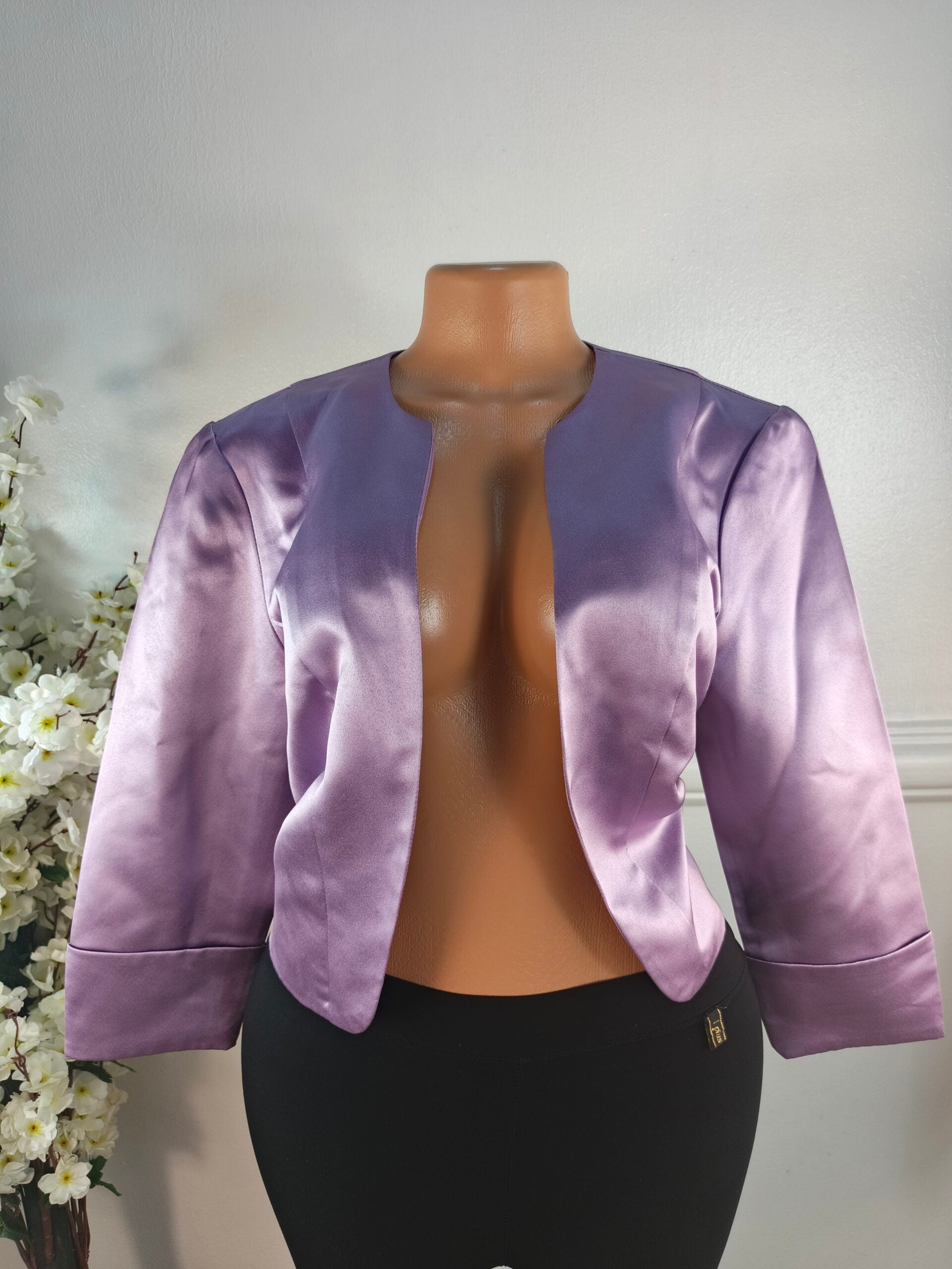 BLAZER UK SIZE 10 [LENGHT 20 INCHES, PURPLE] image 0