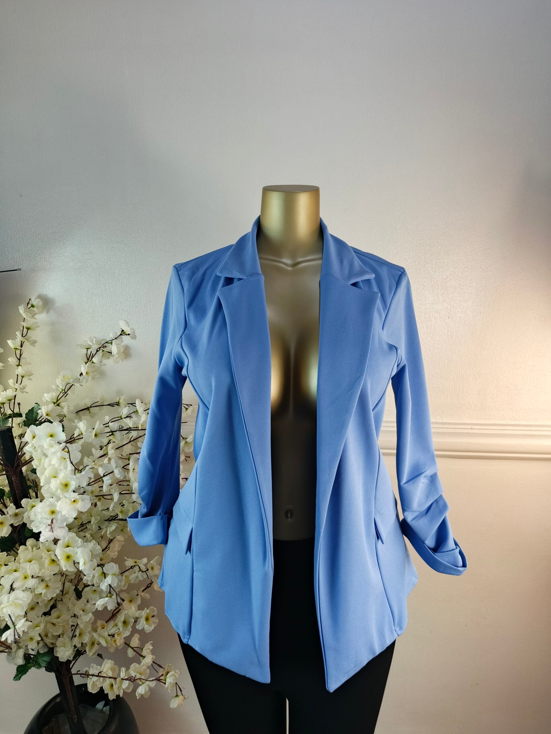 QUIZ UK SIZE 12 [LENGTH 27 INCHES, SKY BLUE] image 0