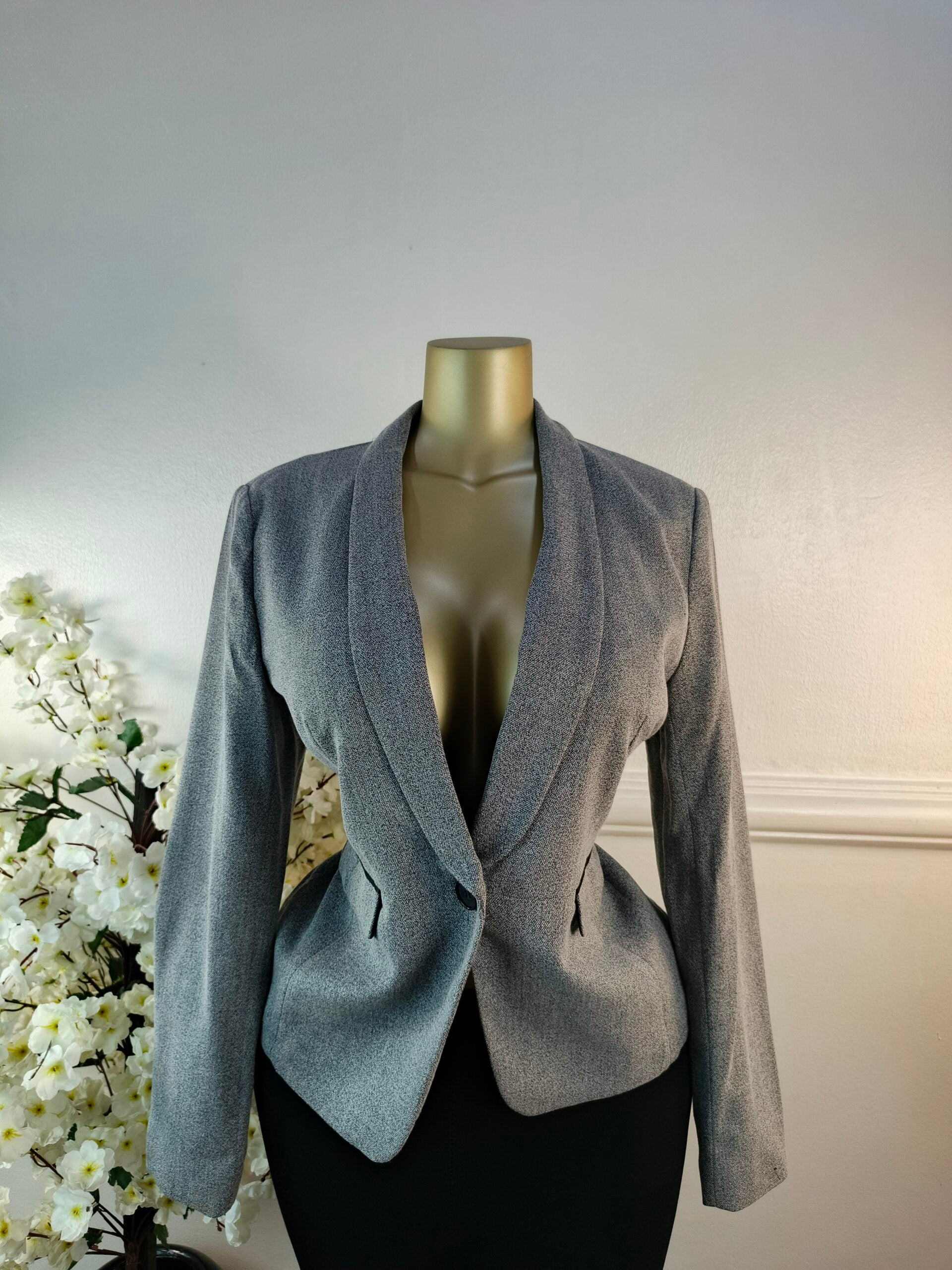 NEXT TAILORING UK SIZE 12 [LENGTH 26 INCHES, GREY] image 0