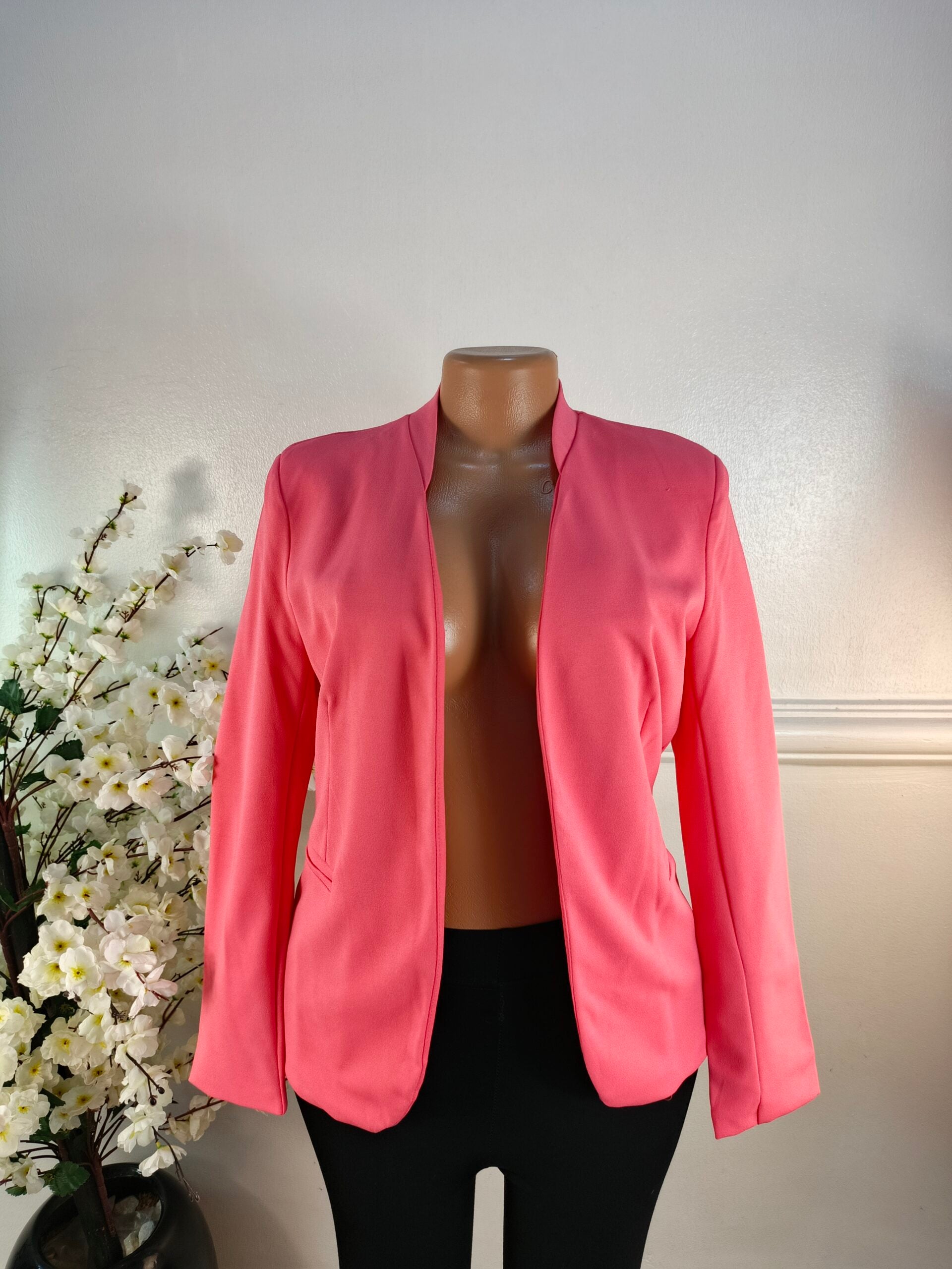 BLAZER UK SIZE 10 [LENGTH 26 INCHES, PINK] image 0