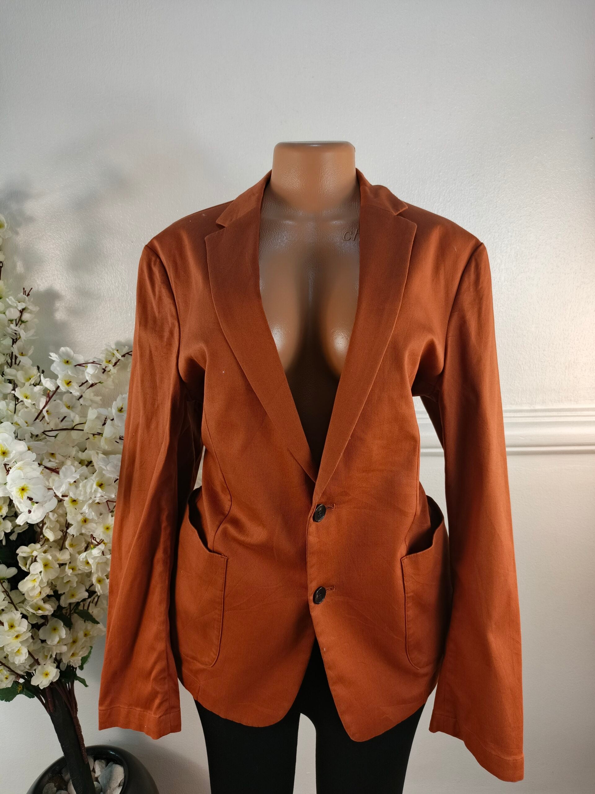 BLAZER UK SIZE 12 [LENGHT 28 INCHES, BROWN] image 0