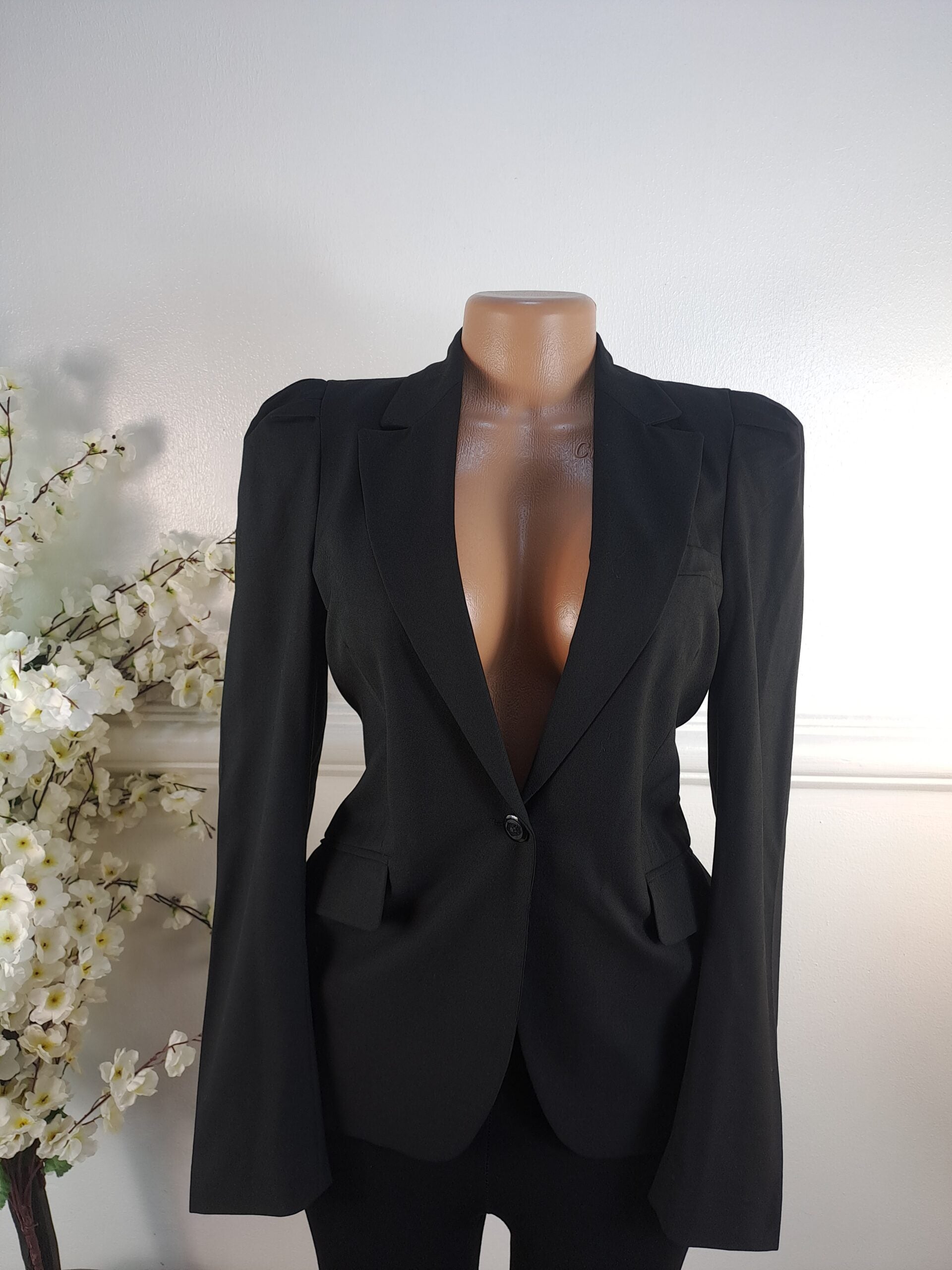 MANGO UK SIZE 6 [LENGHT 25 INCHES, BLACK] image 0
