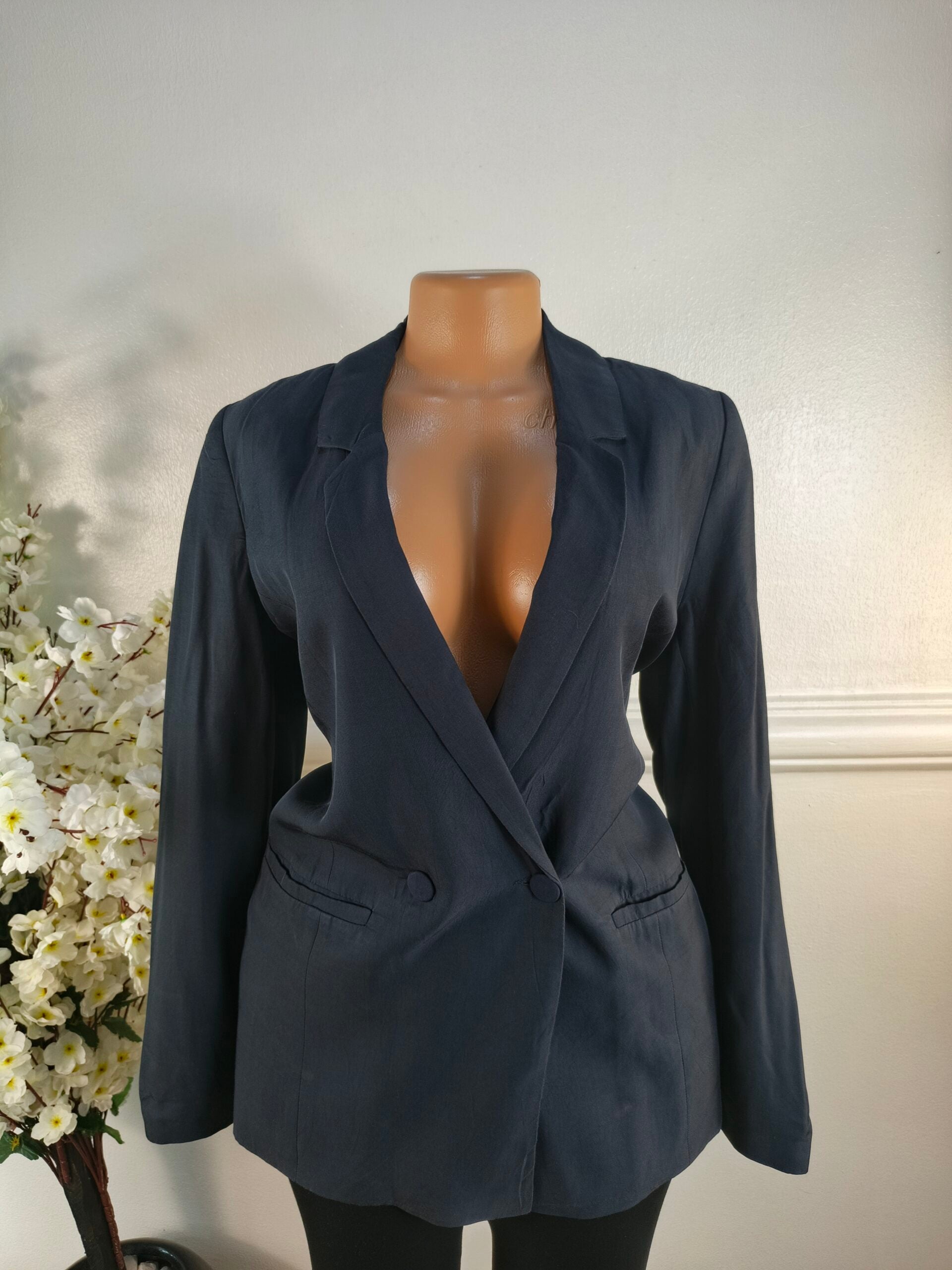 RIVER ISLAND UK SIZE 12 [LENGHT 29 INCHES, NAVY BLUE] image 0