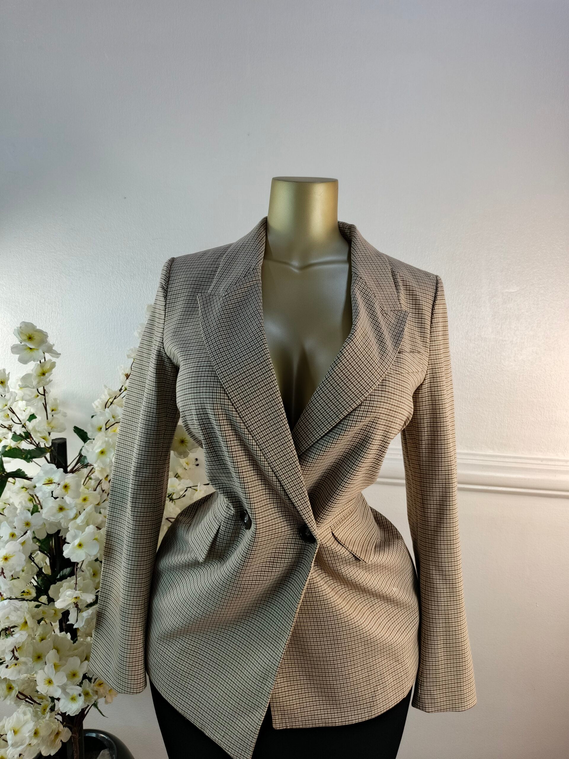 H&amp;M UK SIZE 10 [LENGTH 30 INCHES, CHECKERS] image 0