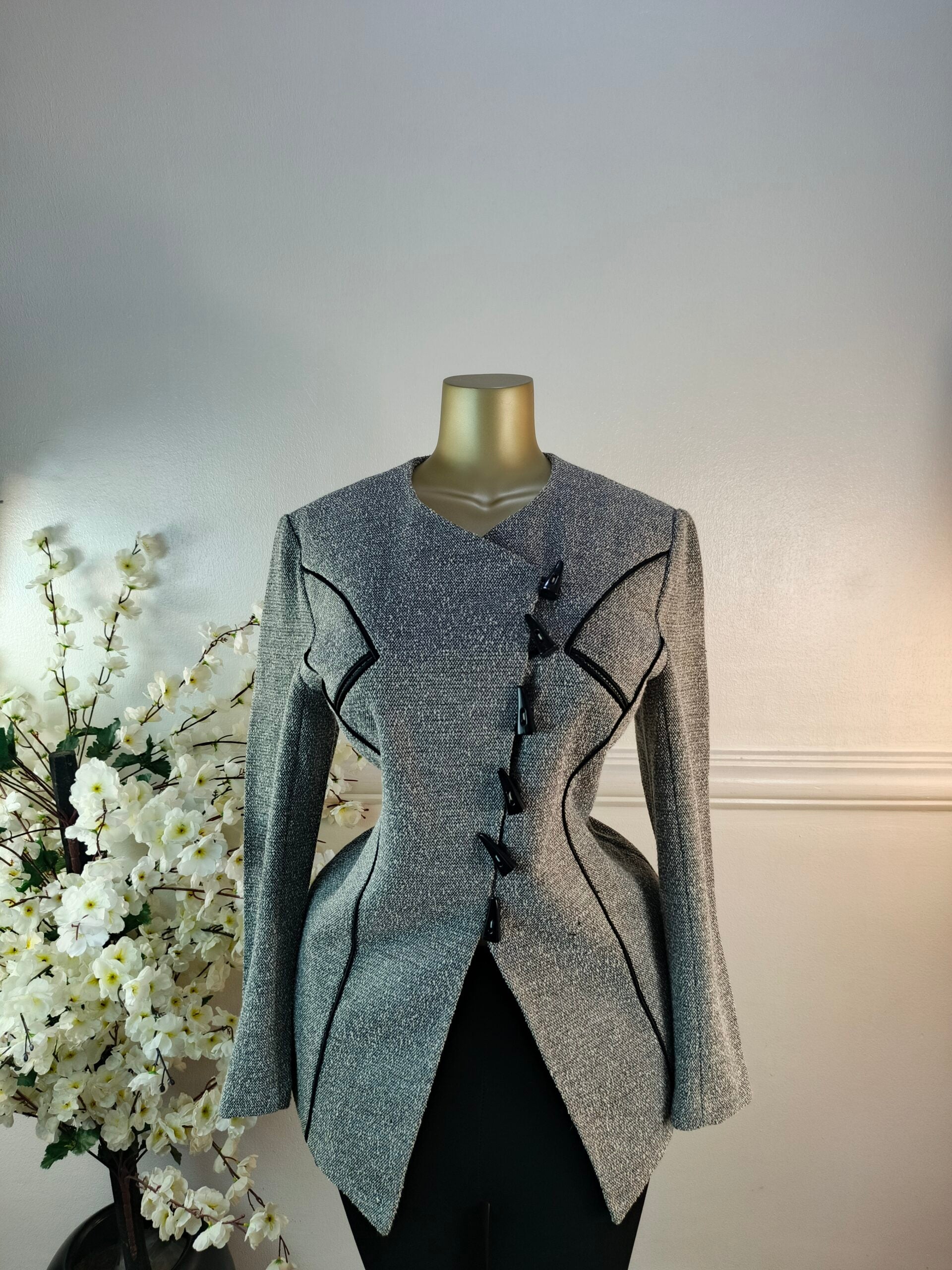 AMARANTO UK SIZE 10 [LENGTH 31 INCHES, GREY] image 0
