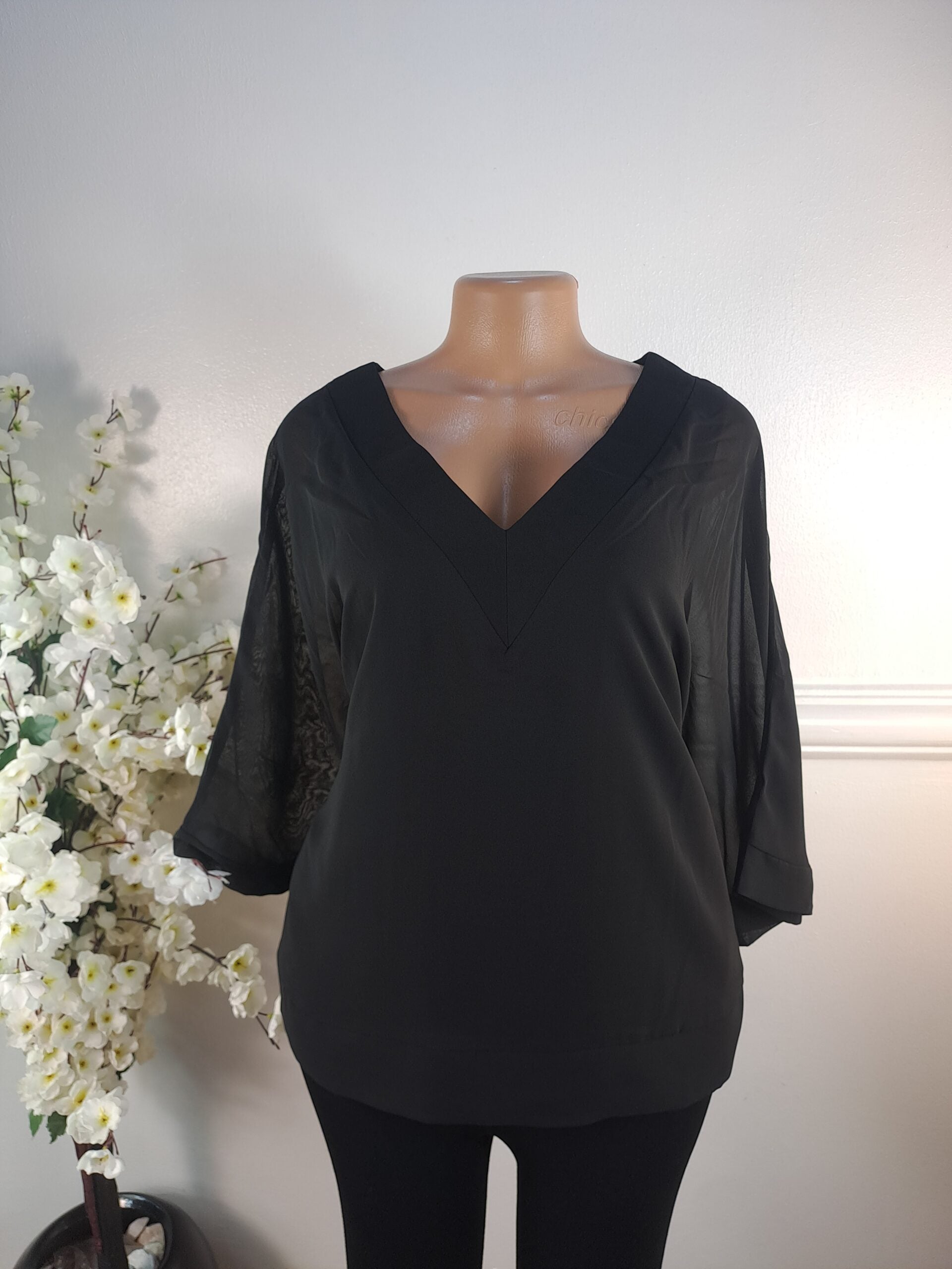 V.COLLECTION UK SIZE 14 [BLACK] image 0