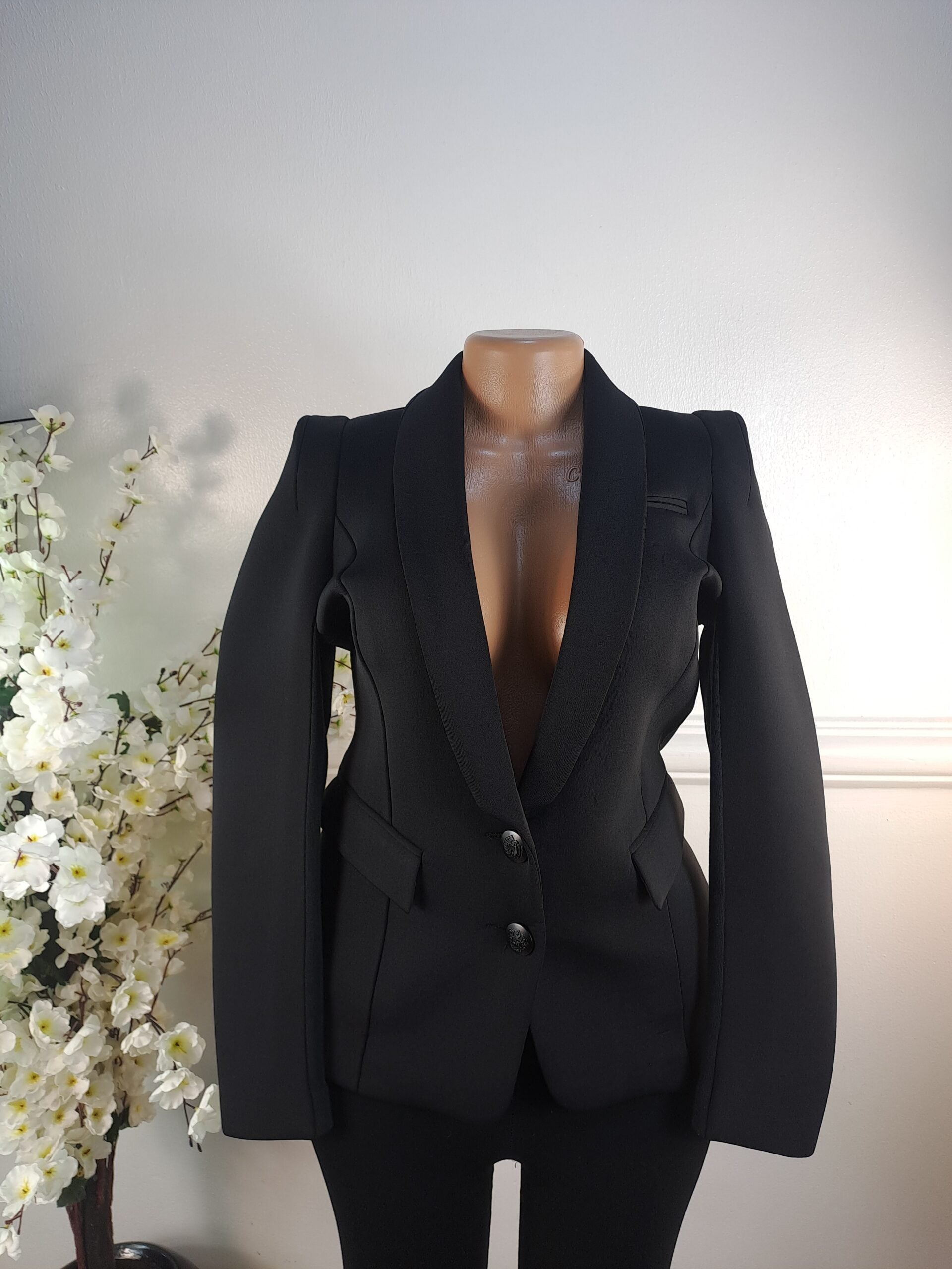 RIVER ISLAND UK SIZE 8 [LENGTH 27 INCHES, BLACK] image 0
