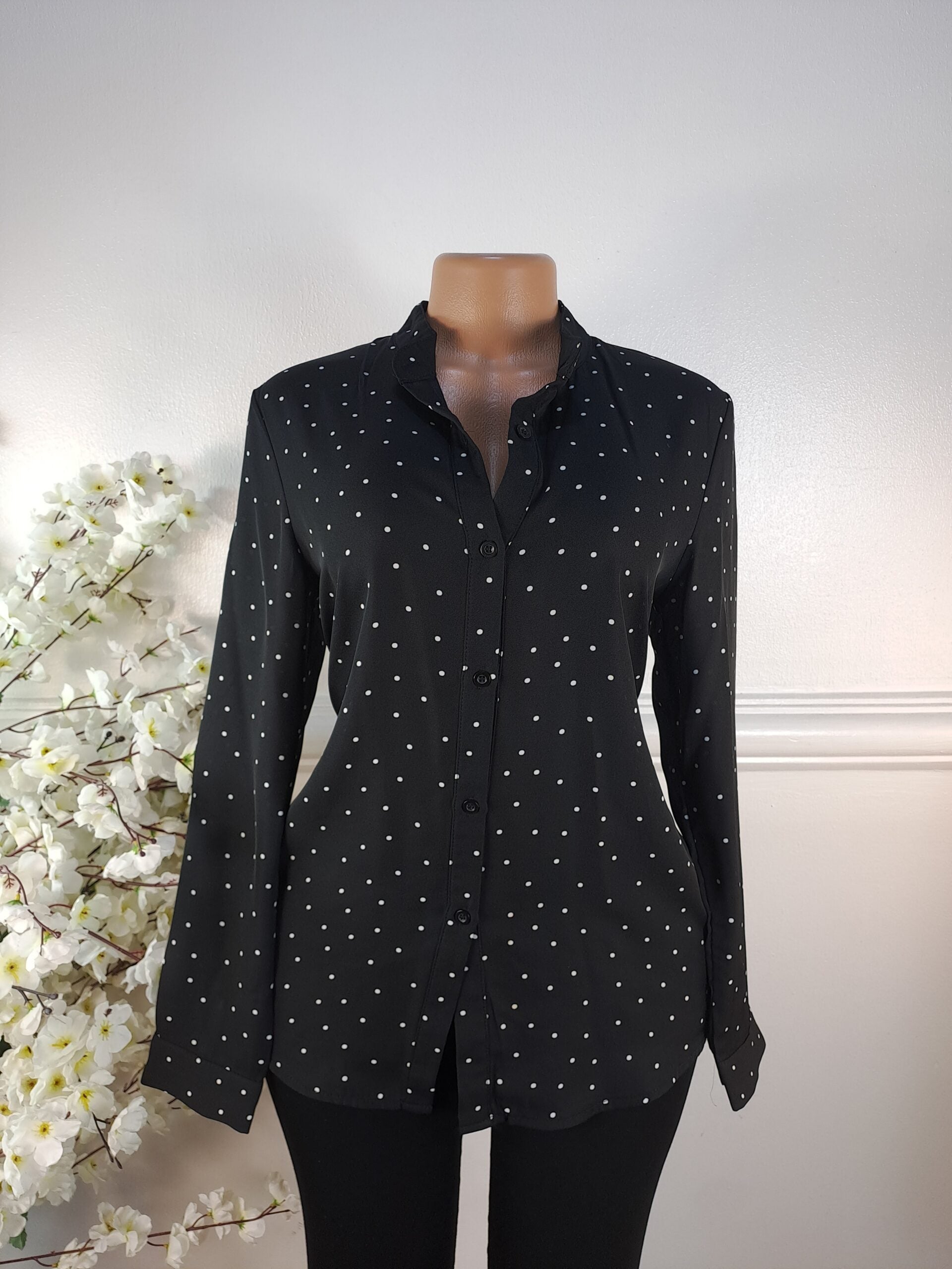 TOPS UK SIZE 12 [BLACK] image 0