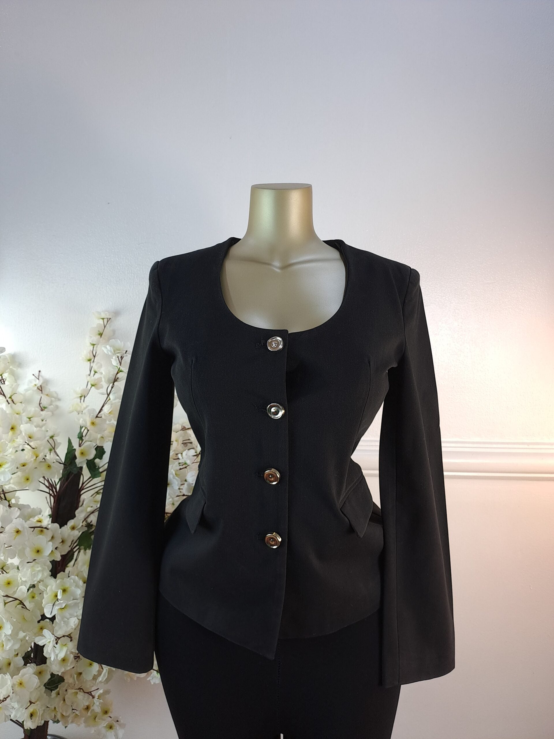 ZARA UK SIZE 6 [LENGTH 25 INCHES, BLACK] image 0
