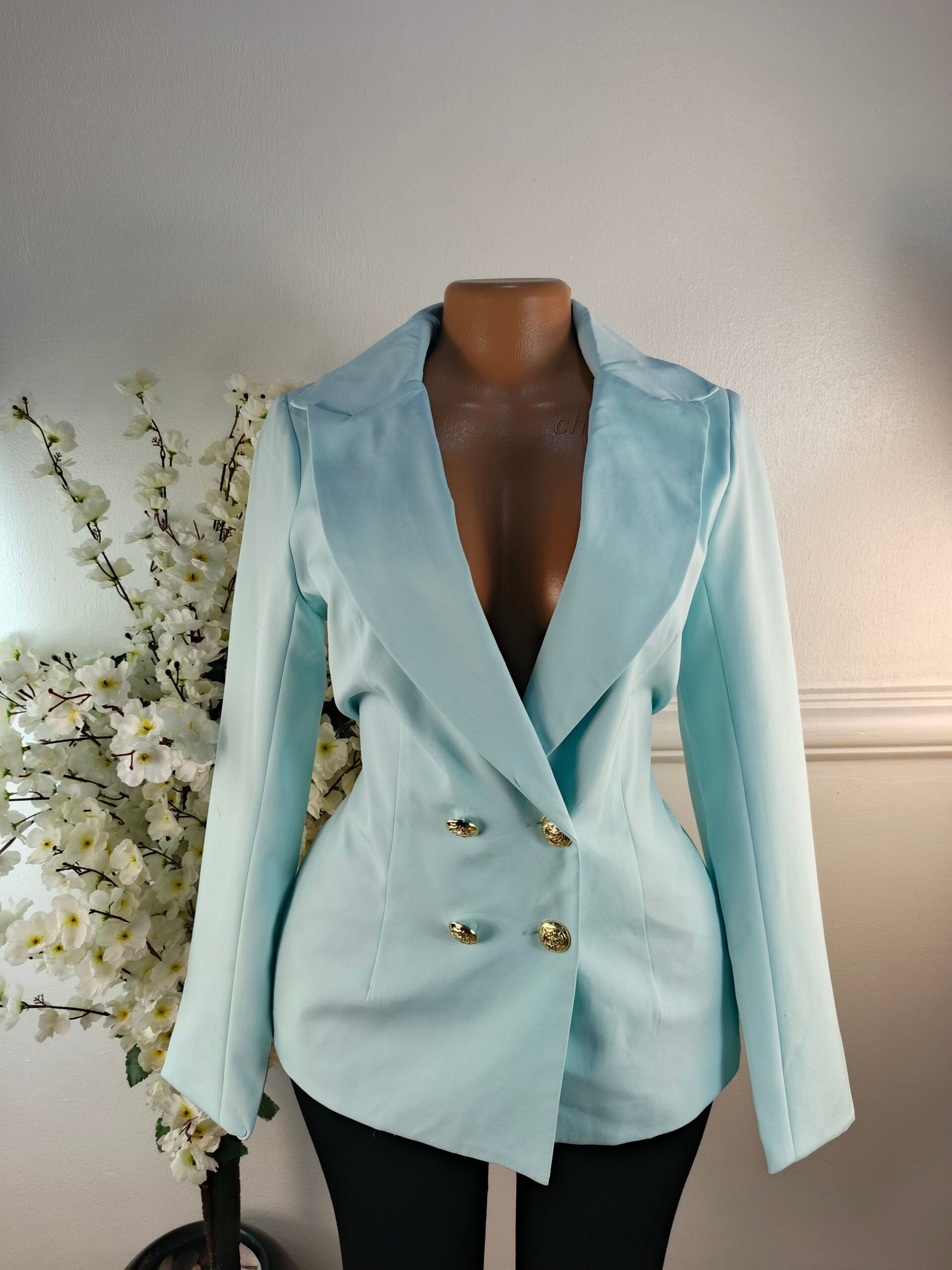 O'LA VOGA UK SIZE 8 [LENGTH 27 INCHES, BLUE] image 0