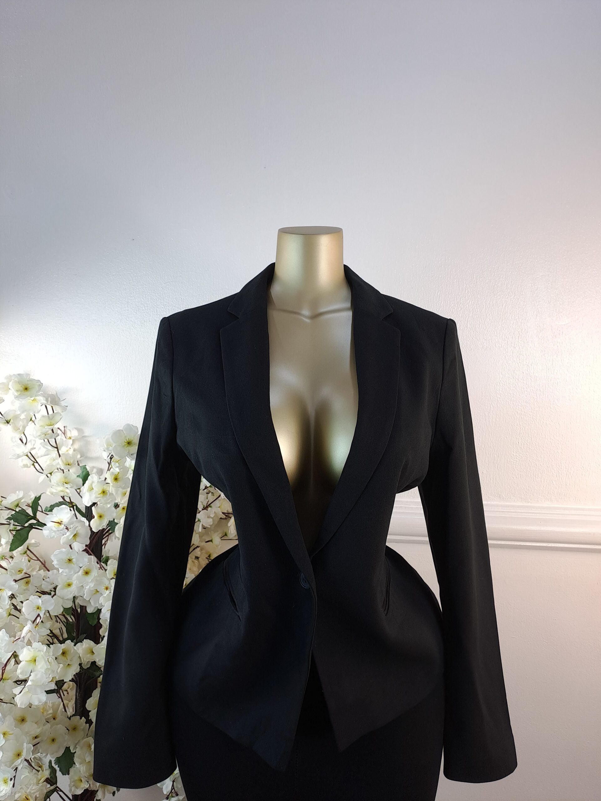 NEXT TAILORING UK SIZE 14 [LENGTH 26 INCHES, BLACK] image 0