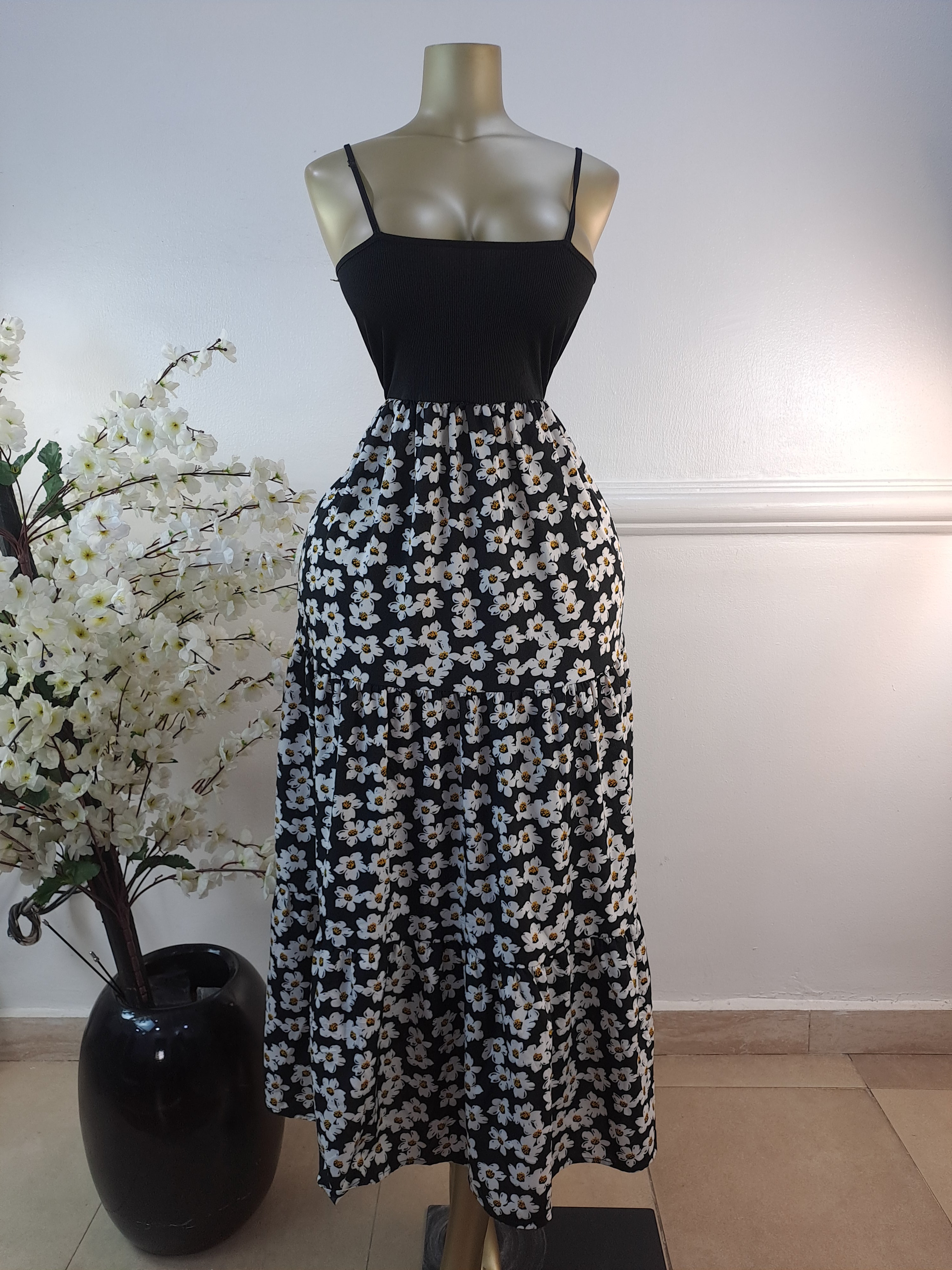 DRESS UK SIZE 10 [LENGTH 46 INCHES]