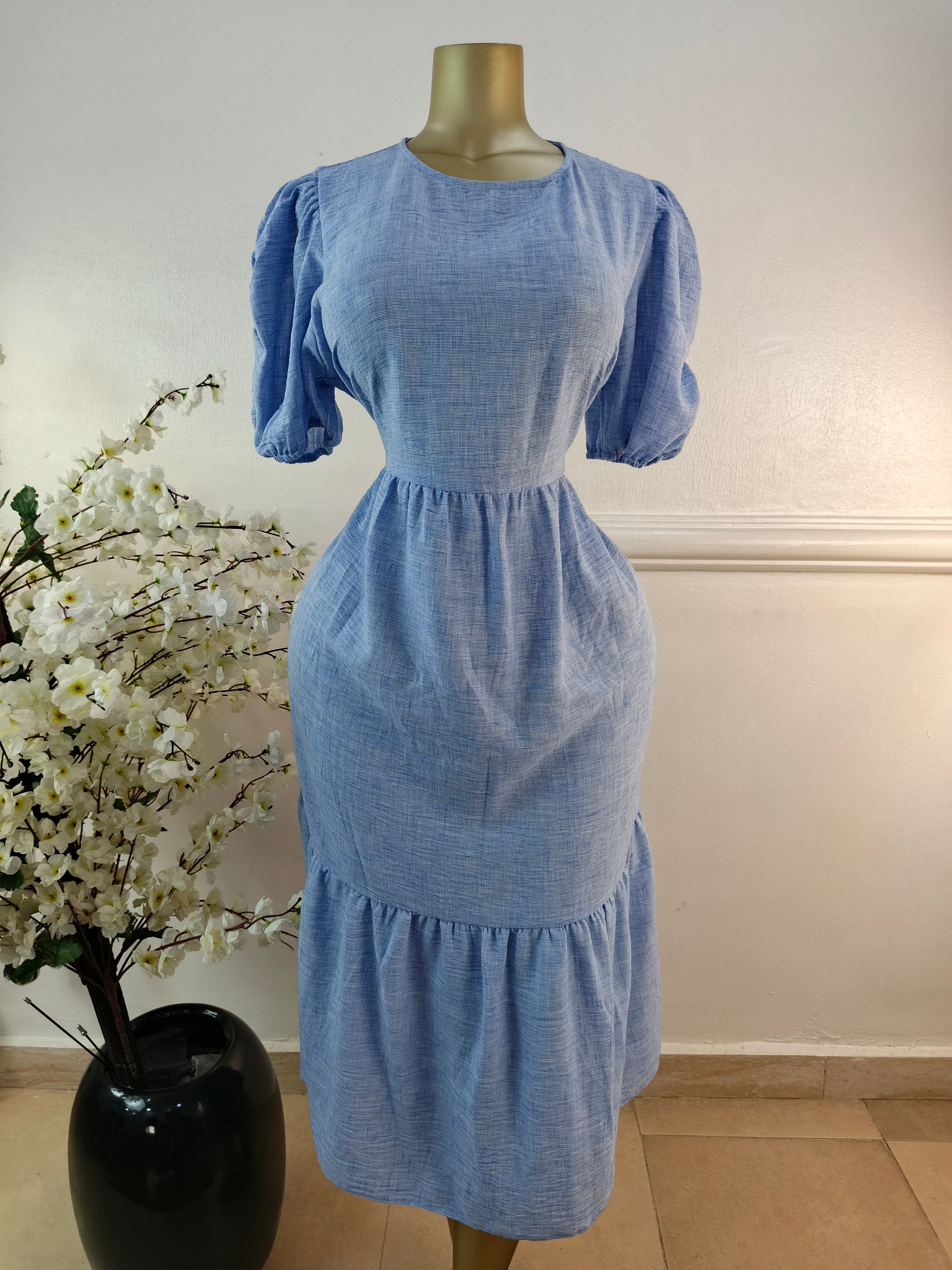 DRESS UK SIZE 18 [LENGTH 50 INCHES]