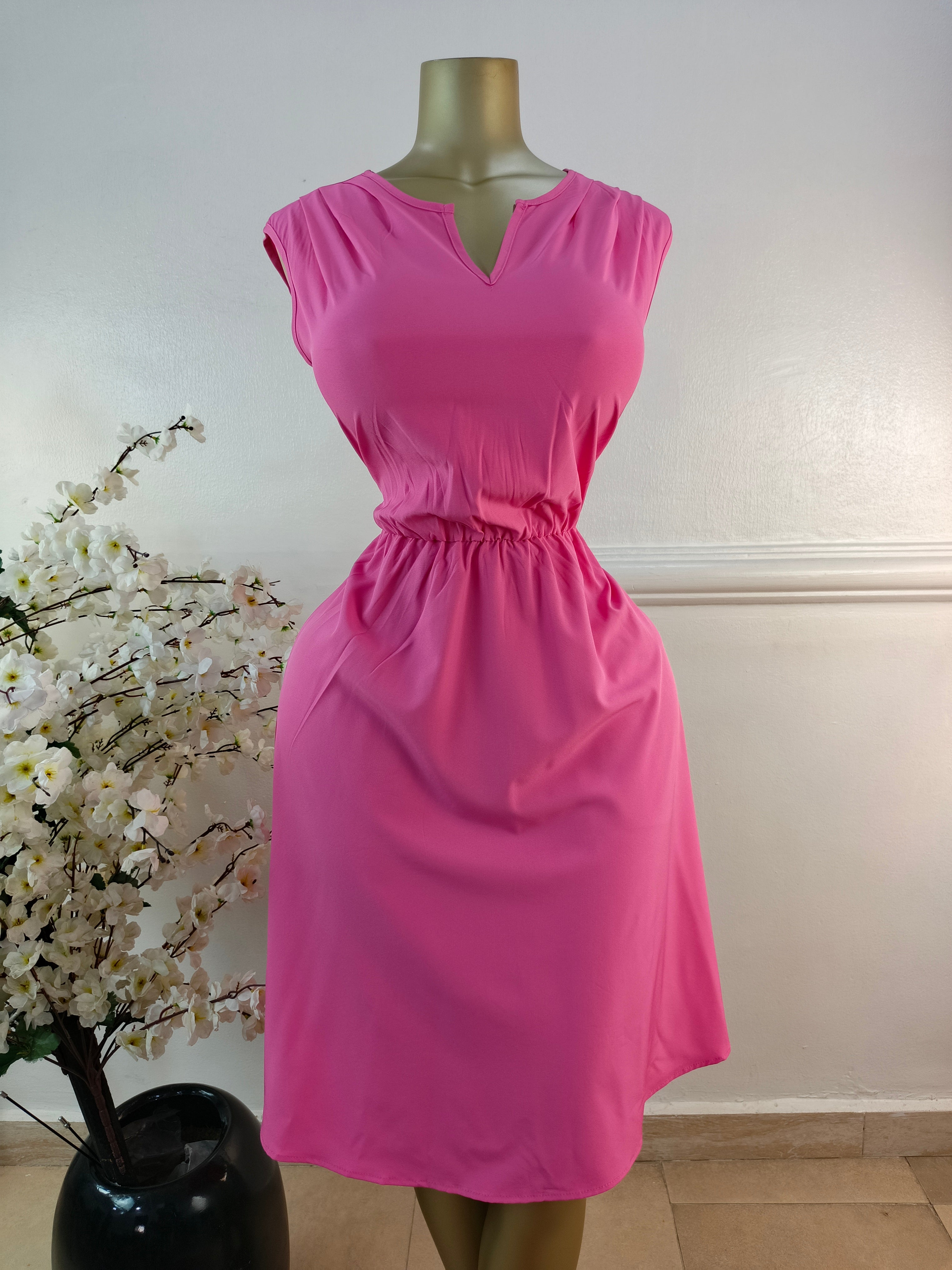 DRESS UK SIZE 8 [LENGTH 42 INCHES]