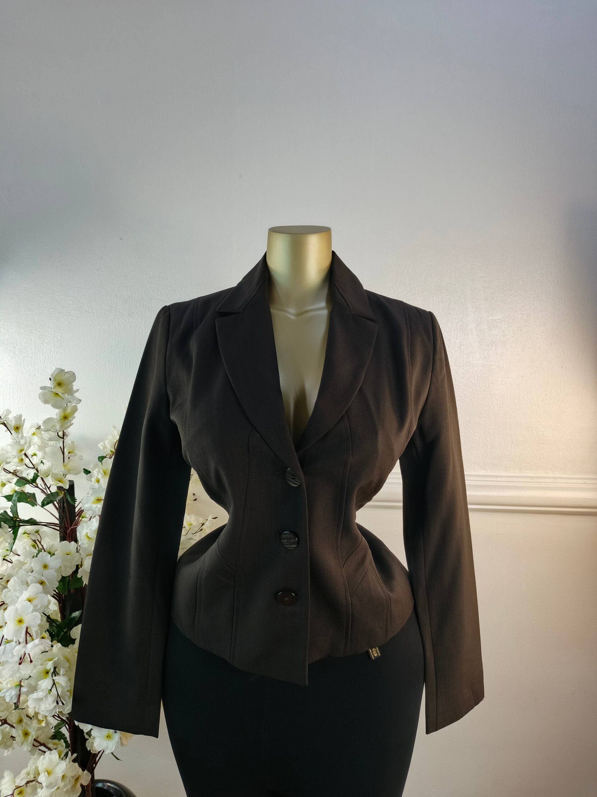 DEBENHAMS UK SIZE 10 [LENGTH 23 INCHES, DEEP BROWN] image 0