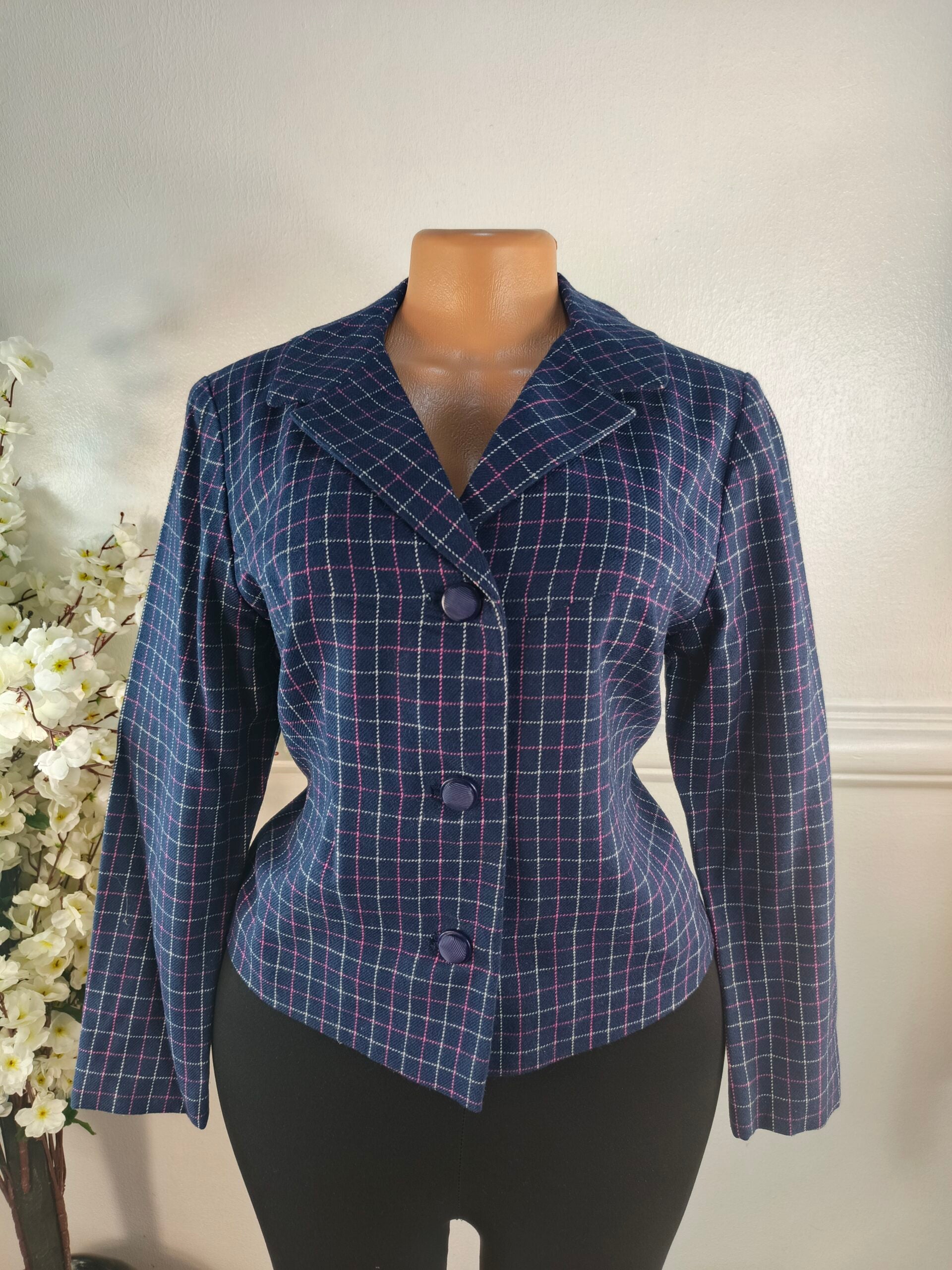 BLAZER UK SIZE 10 [LENGHT 21 INCHES, NAVY BLUE] image 0
