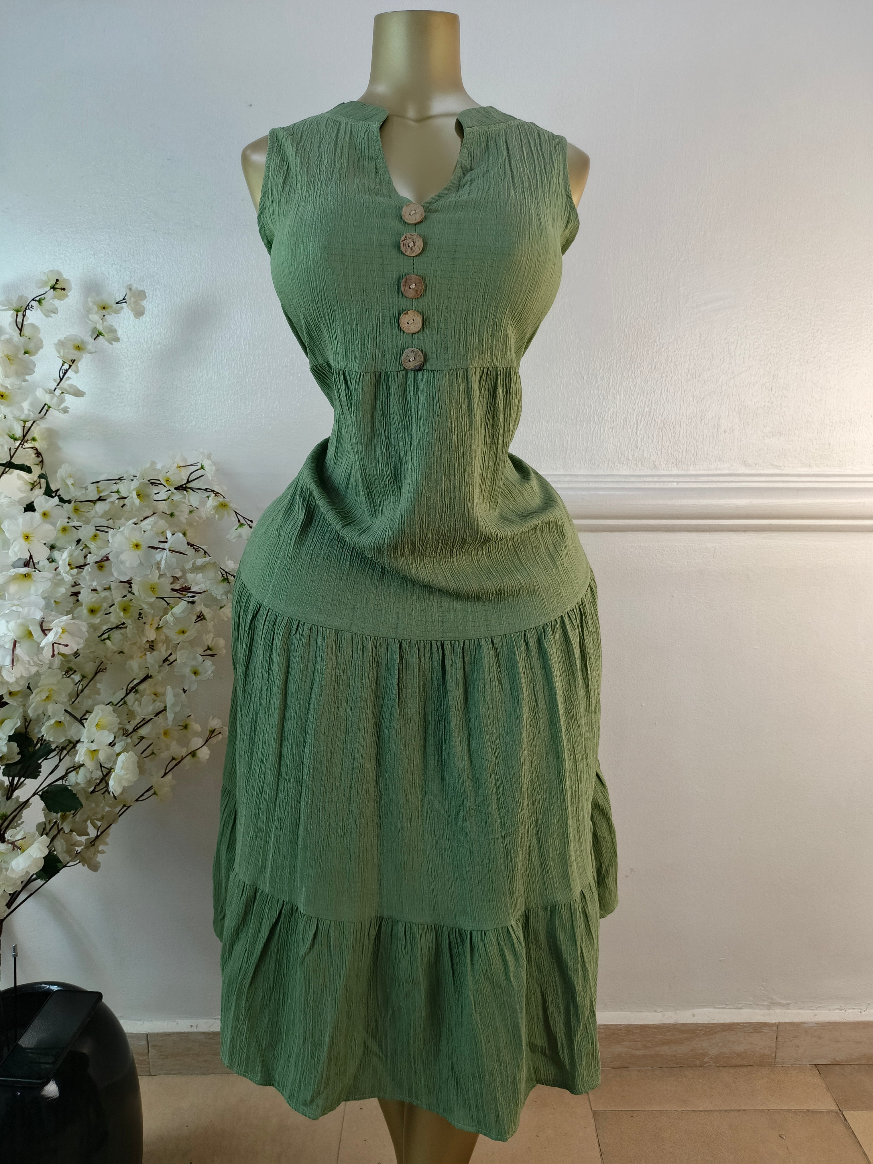 DRESS UK SIZE 10 [LENGTH 50 INCHES]