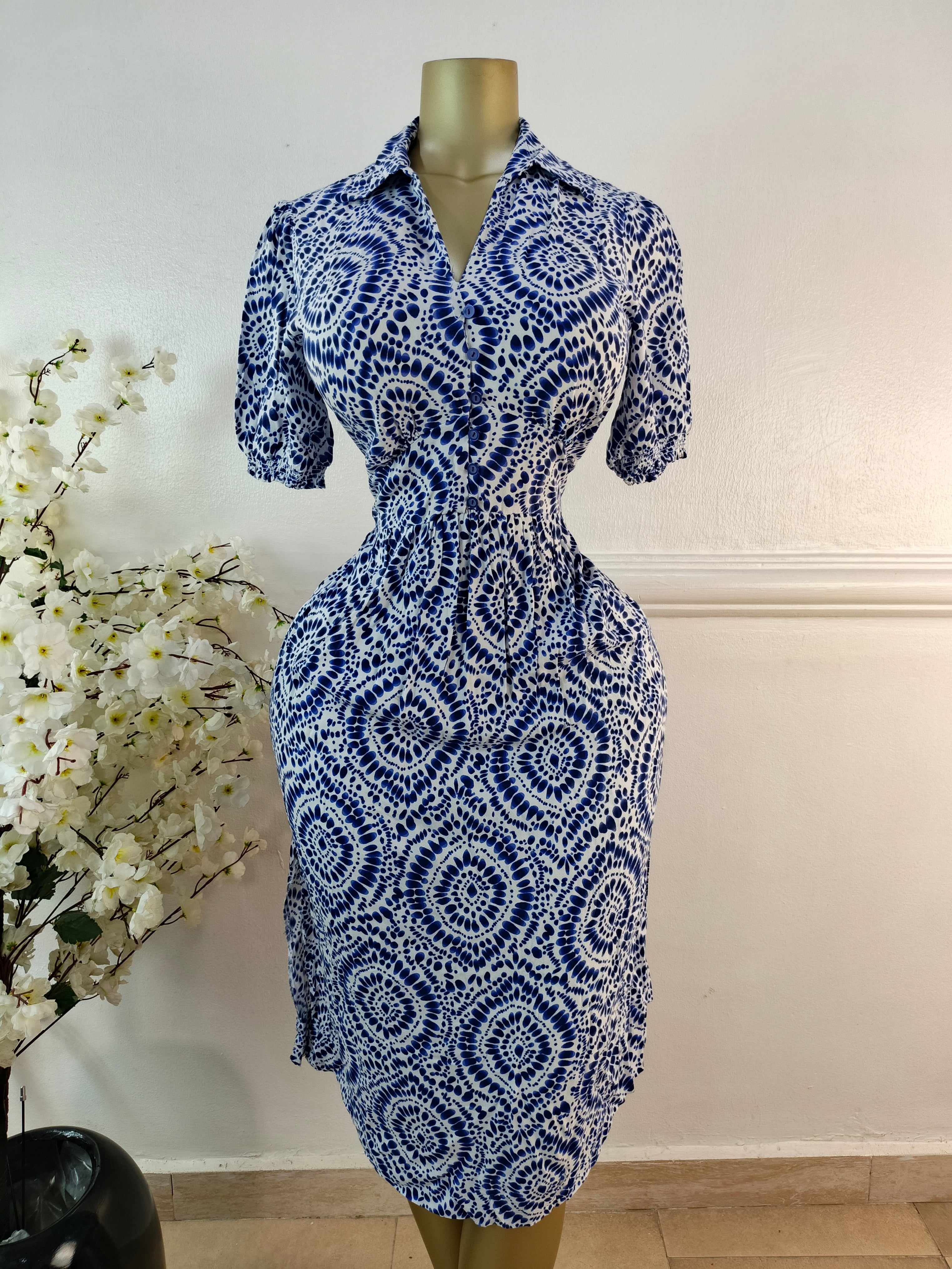 DRESS UK SIZE 10 [LENGTH 47 INCHES]