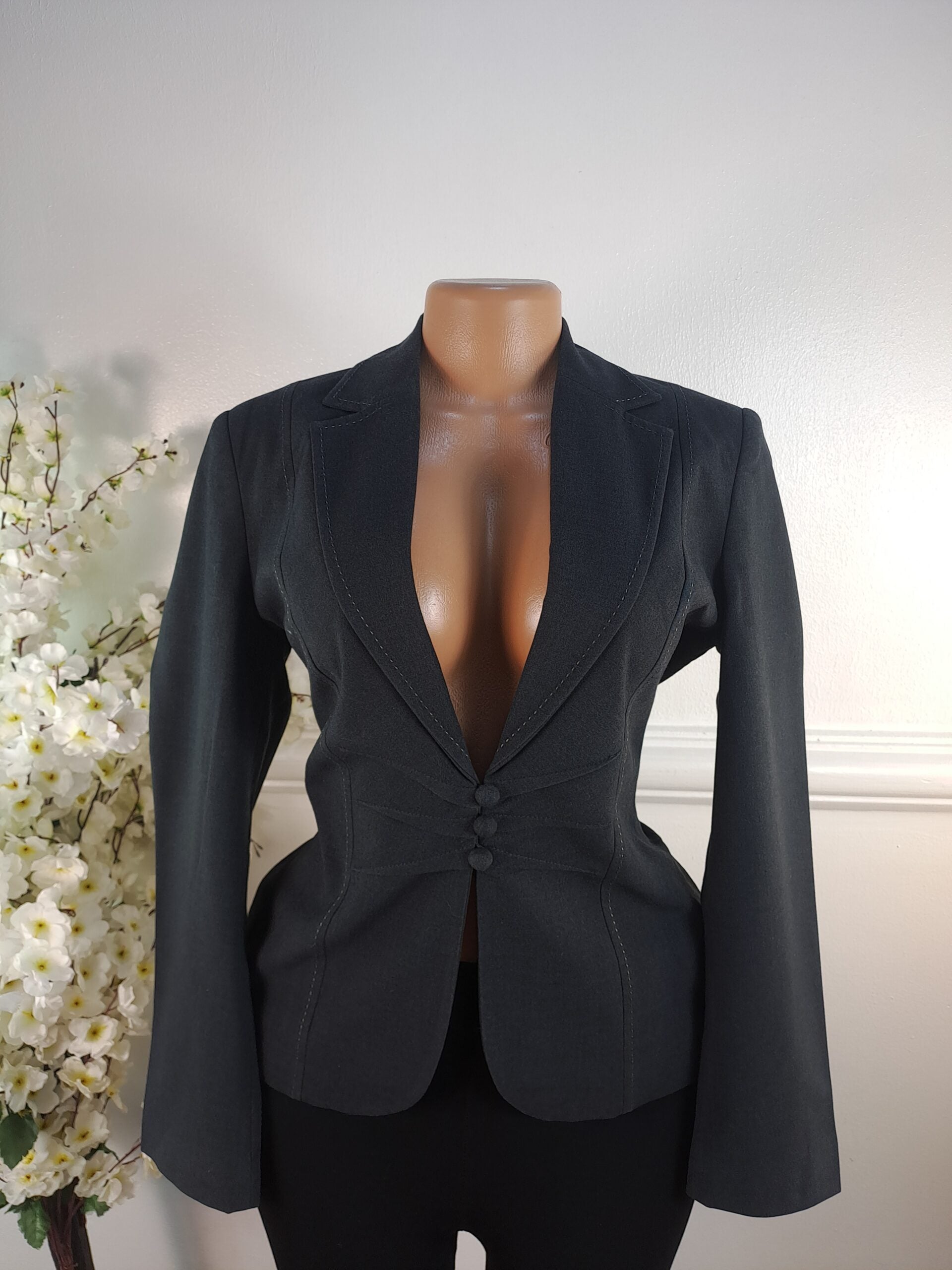 BLAZER UK SIZE 10 [LENGHT 25 INCHES, ASH] image 0