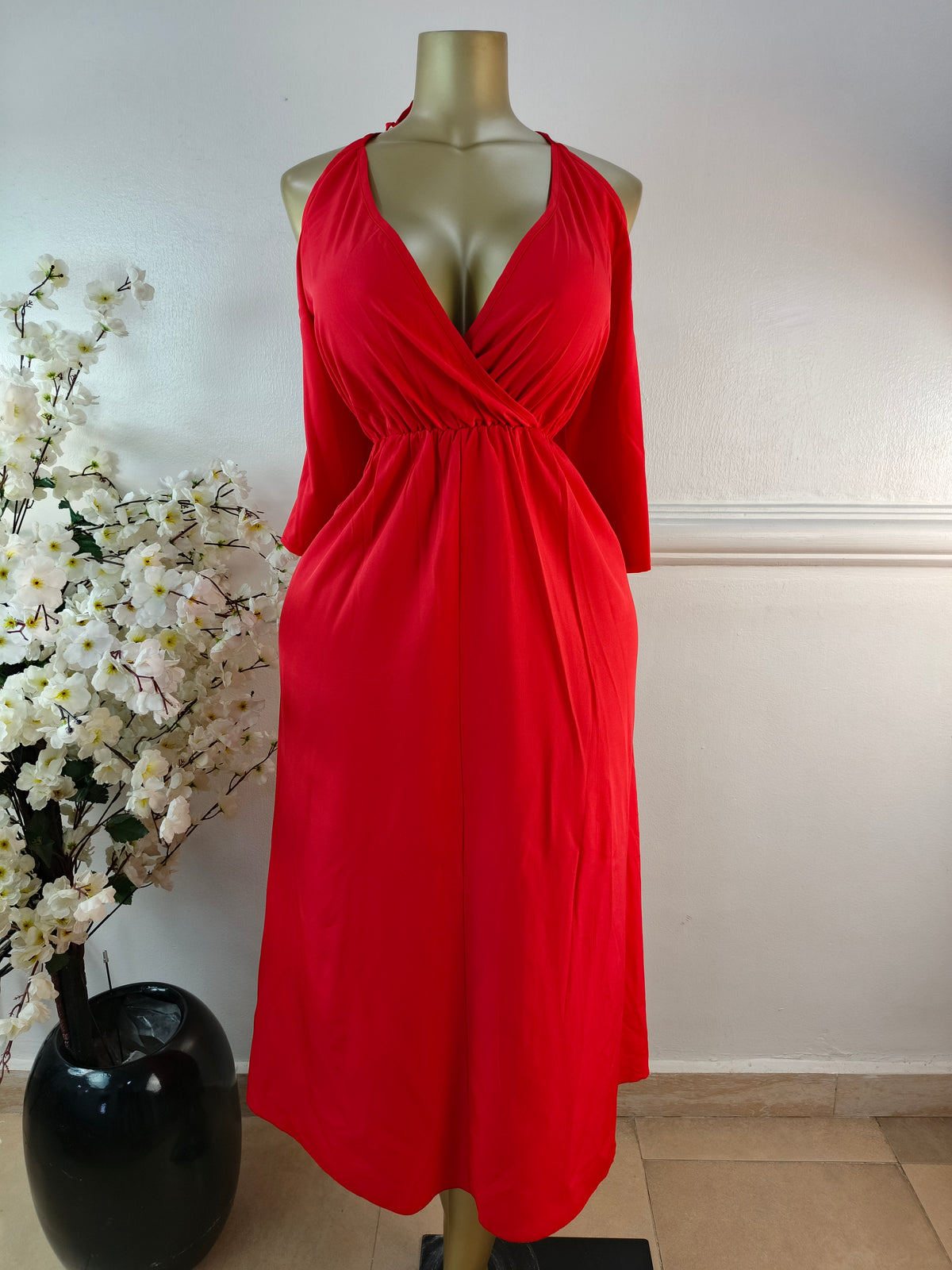 DRESS UK SIZE 8 [LENGTH 49 INCHES]