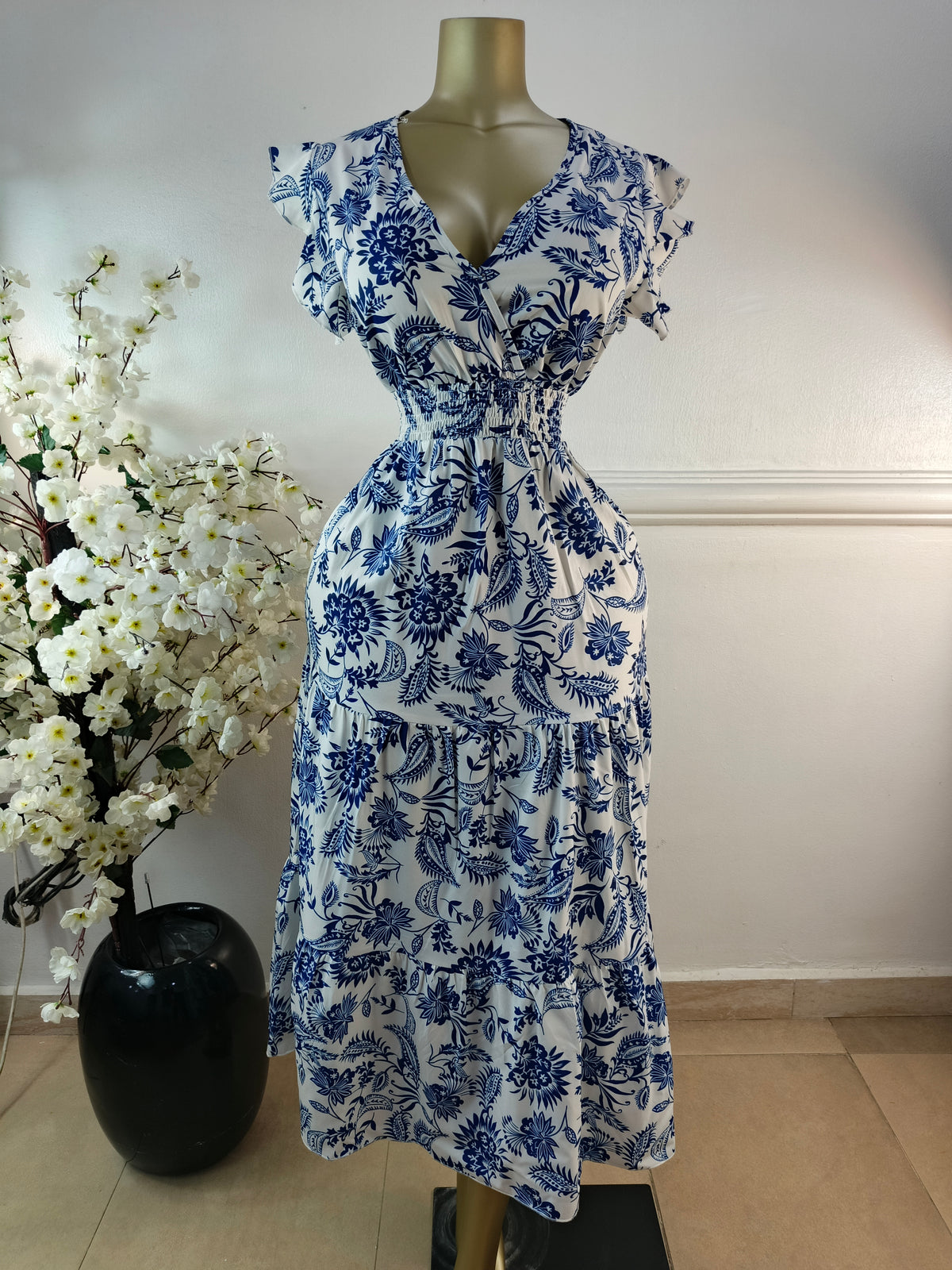 DRESS UK SIZE 12 [LENGTH 53 INCHES]