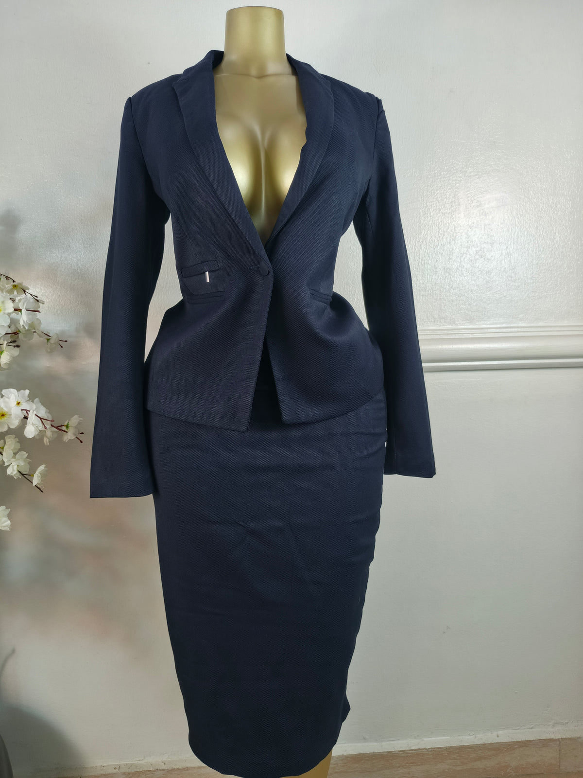 NEXT TAILORING UK SIZE 12 [LENGTH 24 INCHES, SL29, TWO PIECE]