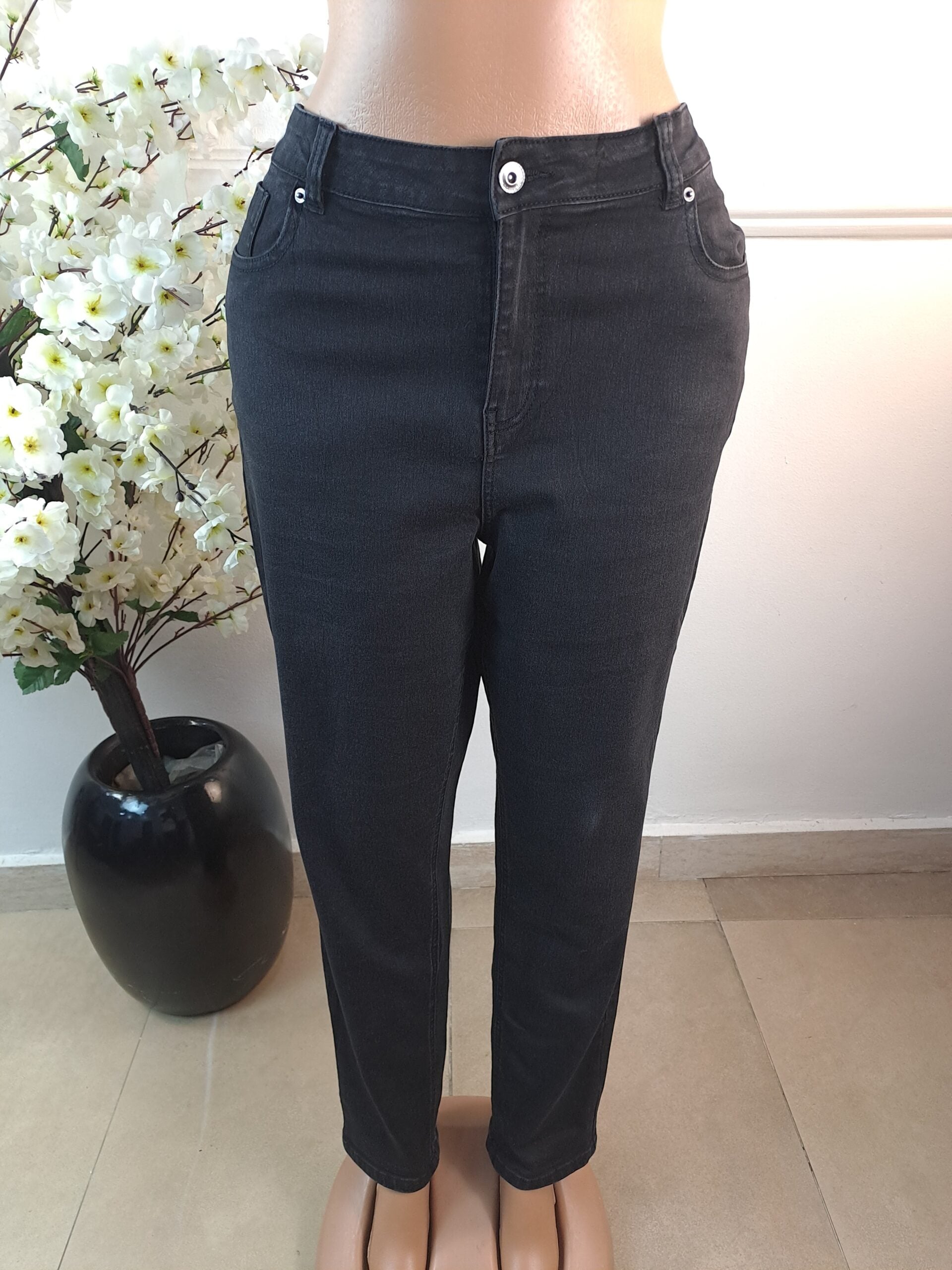 SIMPLY BE UK SIZE 20 [LENGTH 40 INCHES, BLACK] image 0