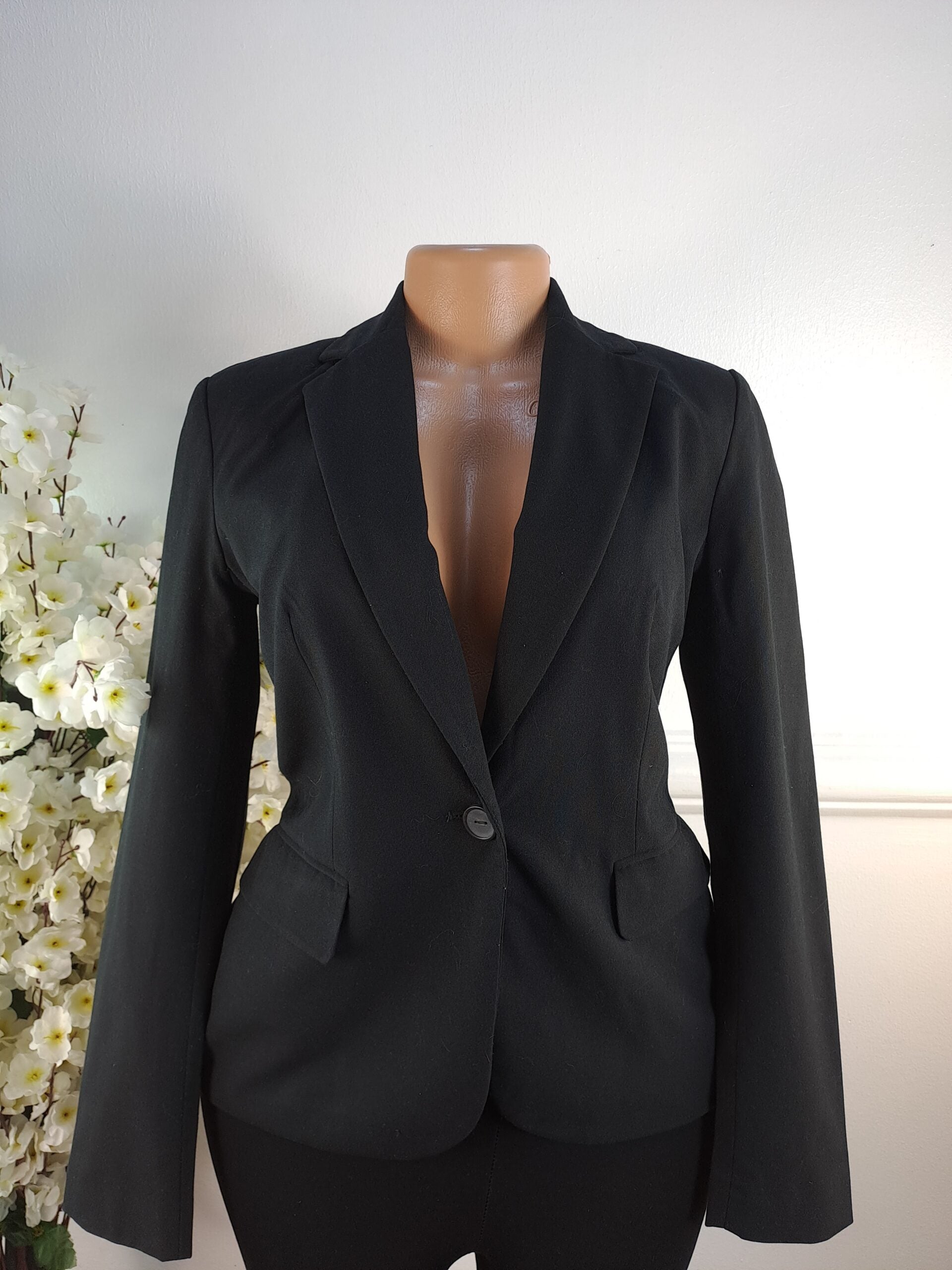 ZARA UK SIZE 6 [LENGTH 25 INCHES, BLACK] image 0