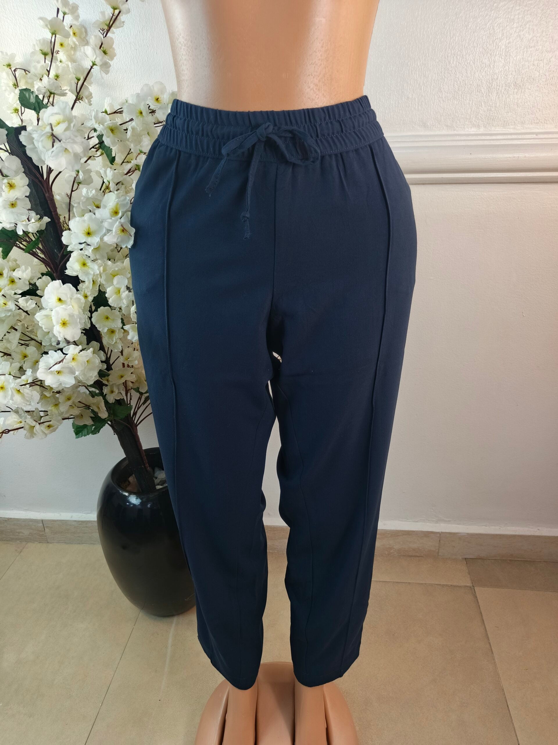 CURVES UK SIZE 22 [LENGTH 40 INCHES, NAVY BLUE] image 0