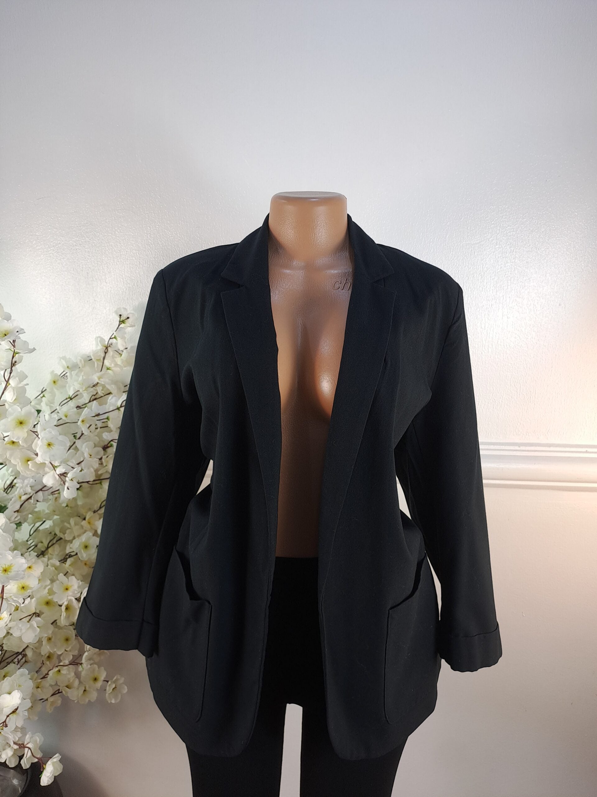 WINDSMOOR UK SIZE 20 [LENGTH 35 INCHES, BLACK] image 0