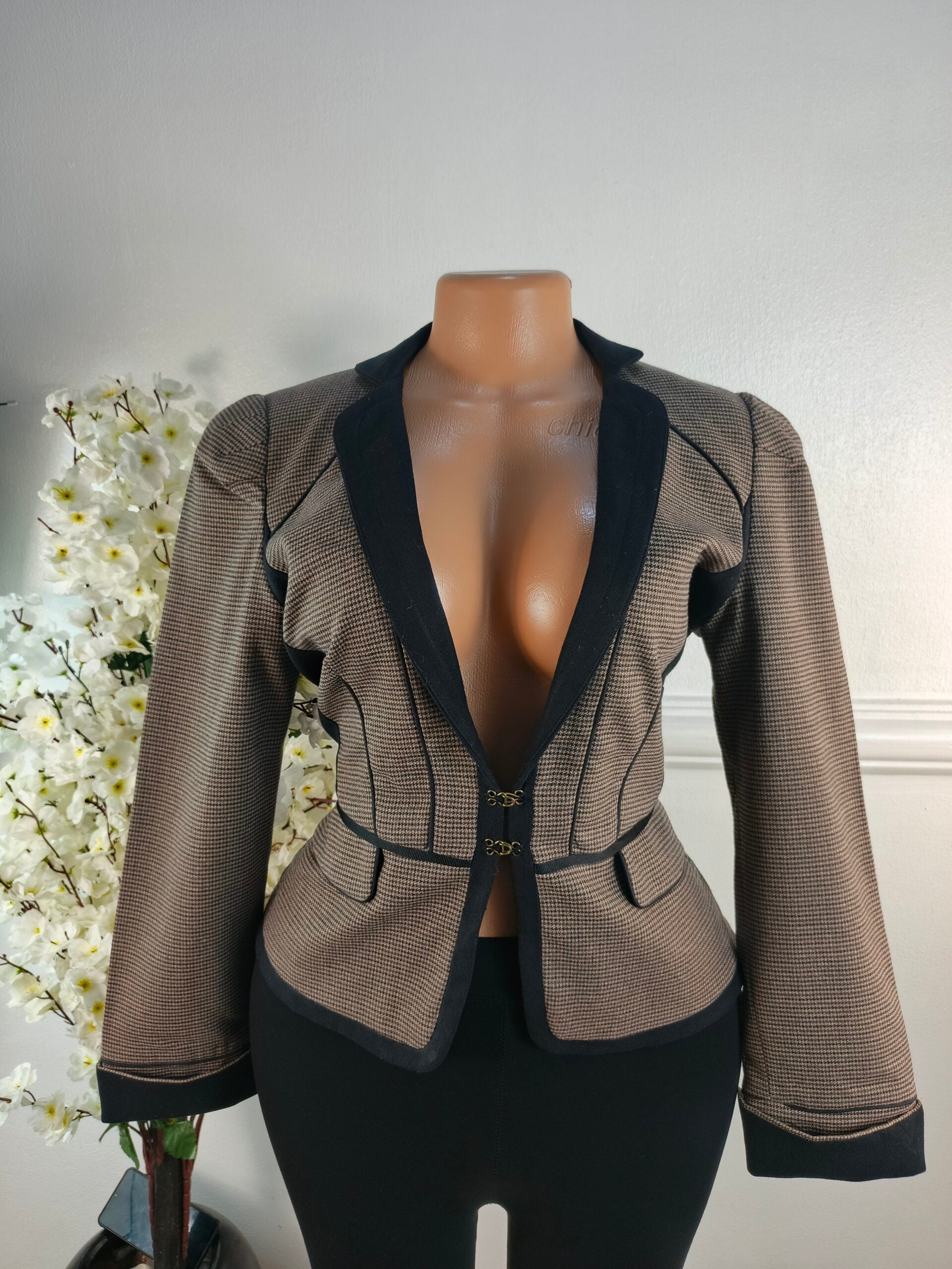 MANGO SUIT UK SIZE 10 [LENGTH 23 INCHES, BROWN] image 0