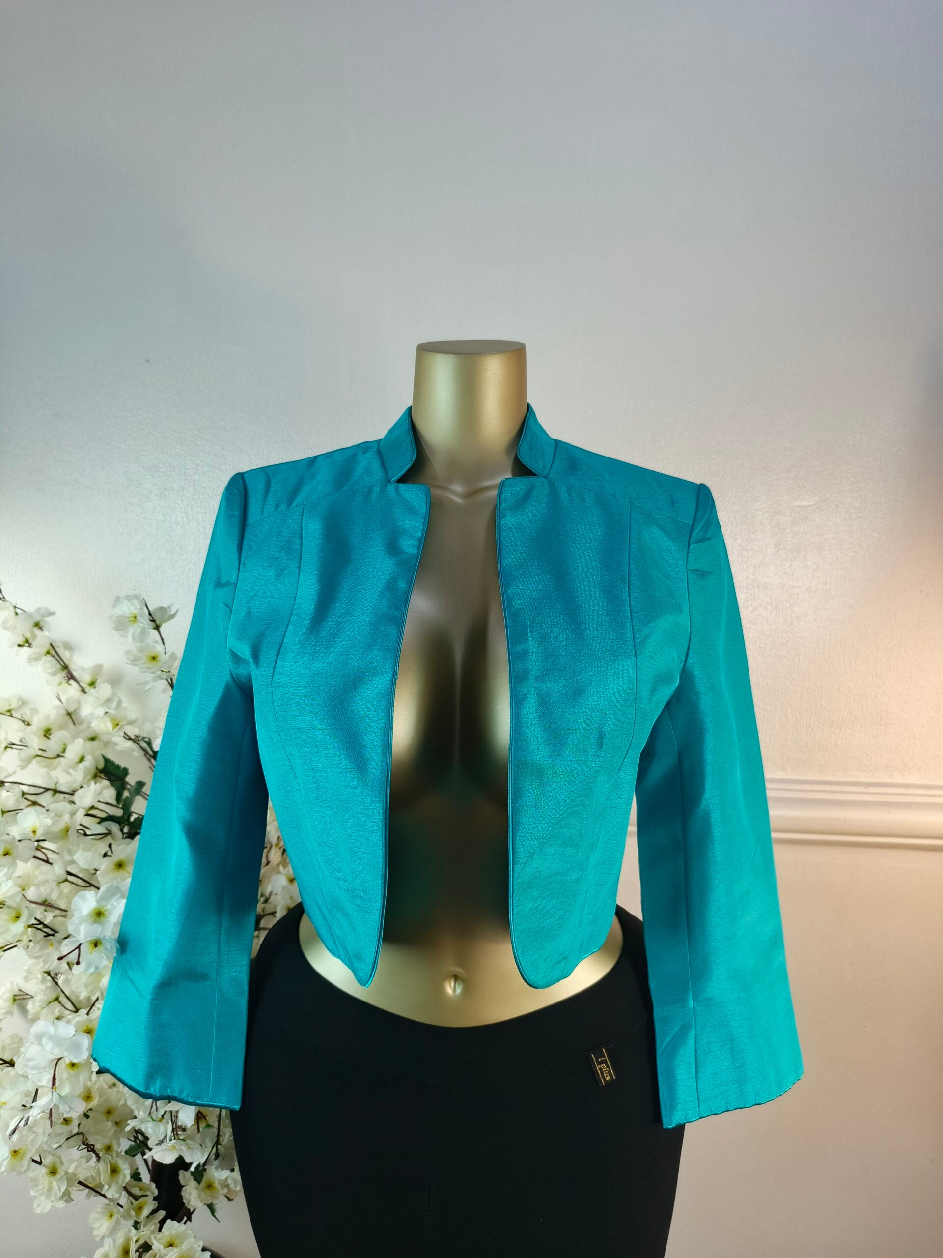 ANNA ROSE UK SIZE 12 [LENGTH 19 INCHES, TURQUIOSE BLUE] image 0