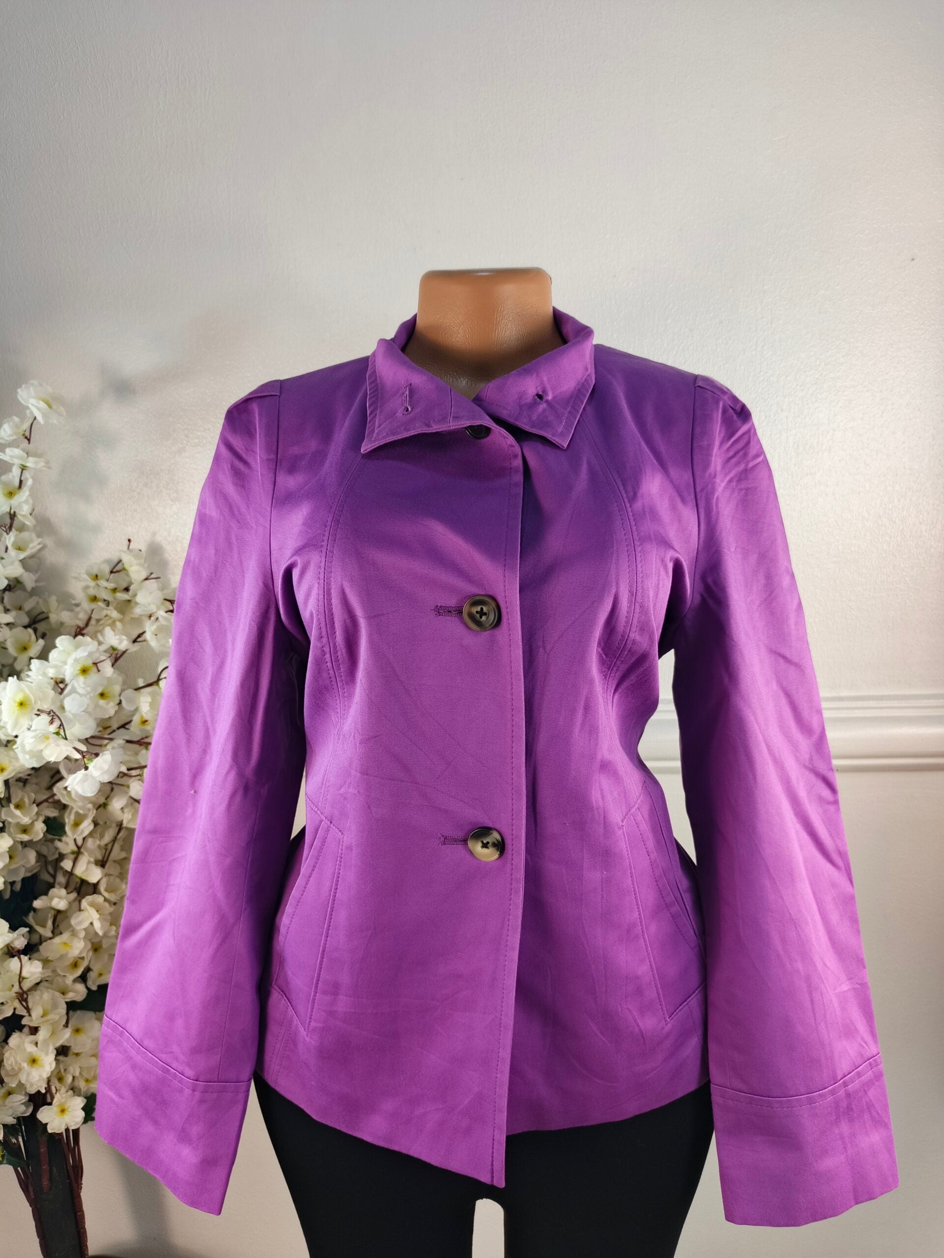 MARK &amp; SPENCER UK SIZE 12 [LENGHT 24 INCHES, PURPLE] image 0