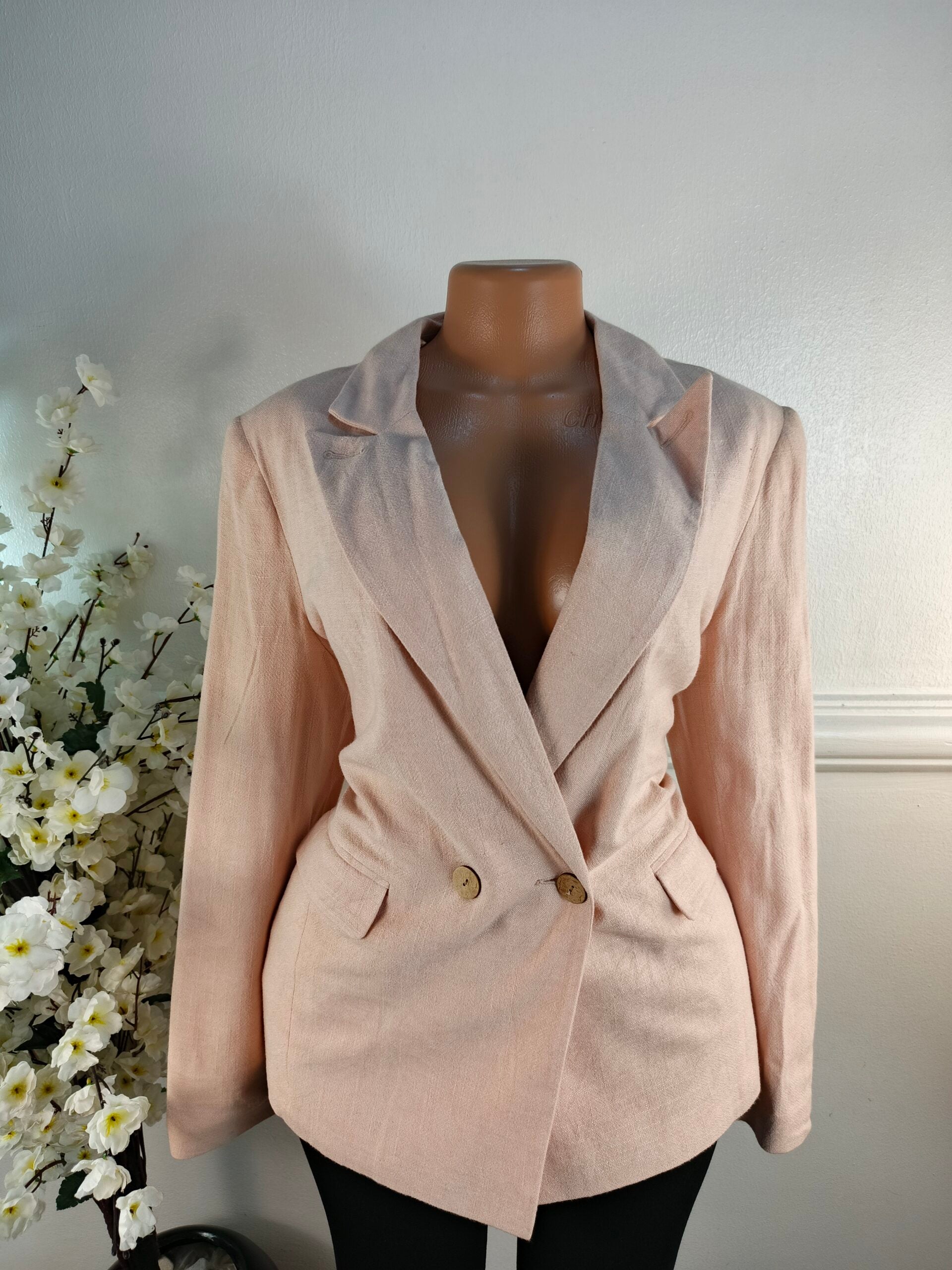 TOPSHOP UK SIZE 12 [LENGHT 26 INCHES, PEACH] image 0