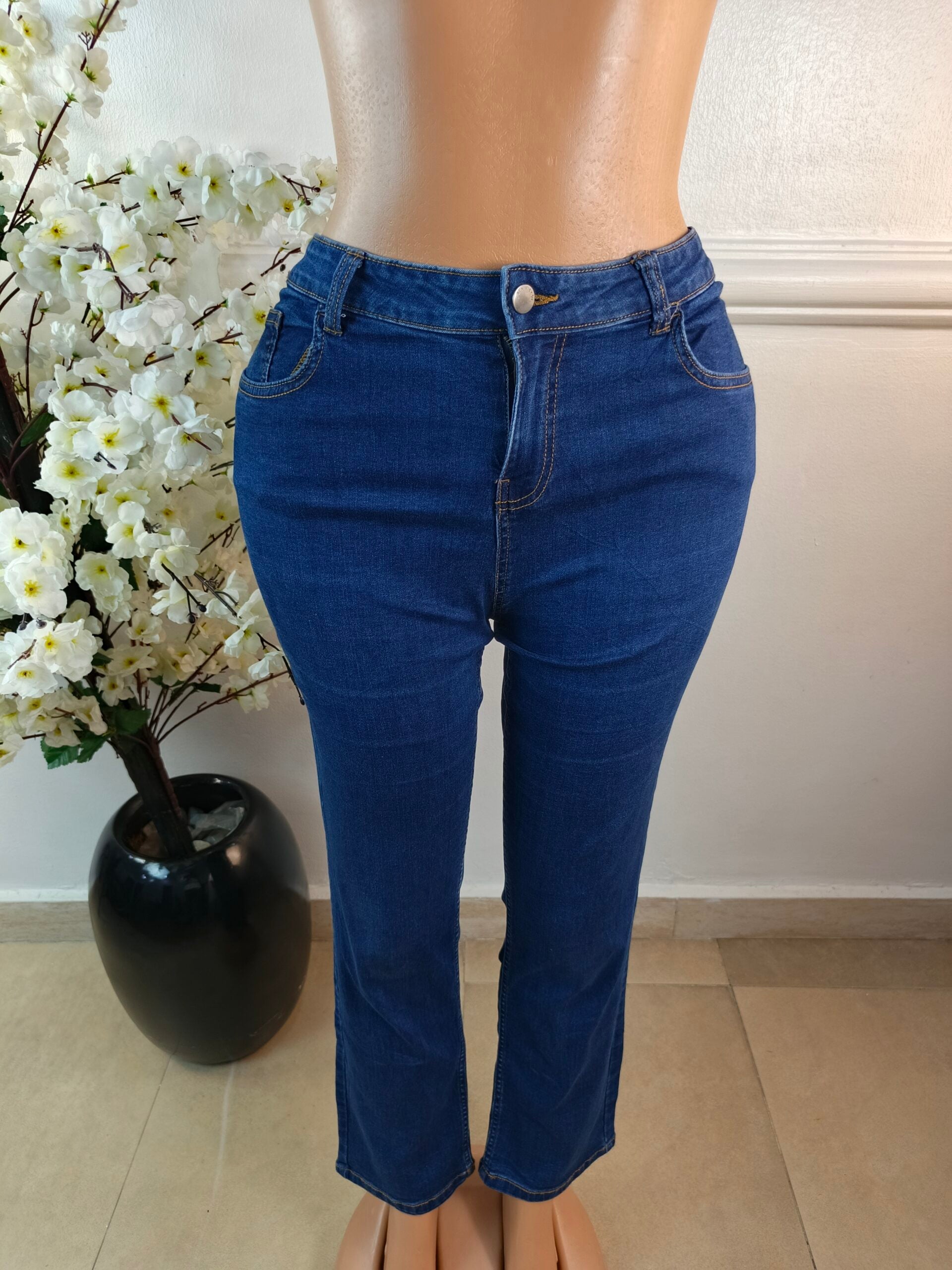 DENIM UK SIZE 16 [LENGTH 38 INCHES, BLUE] image 0