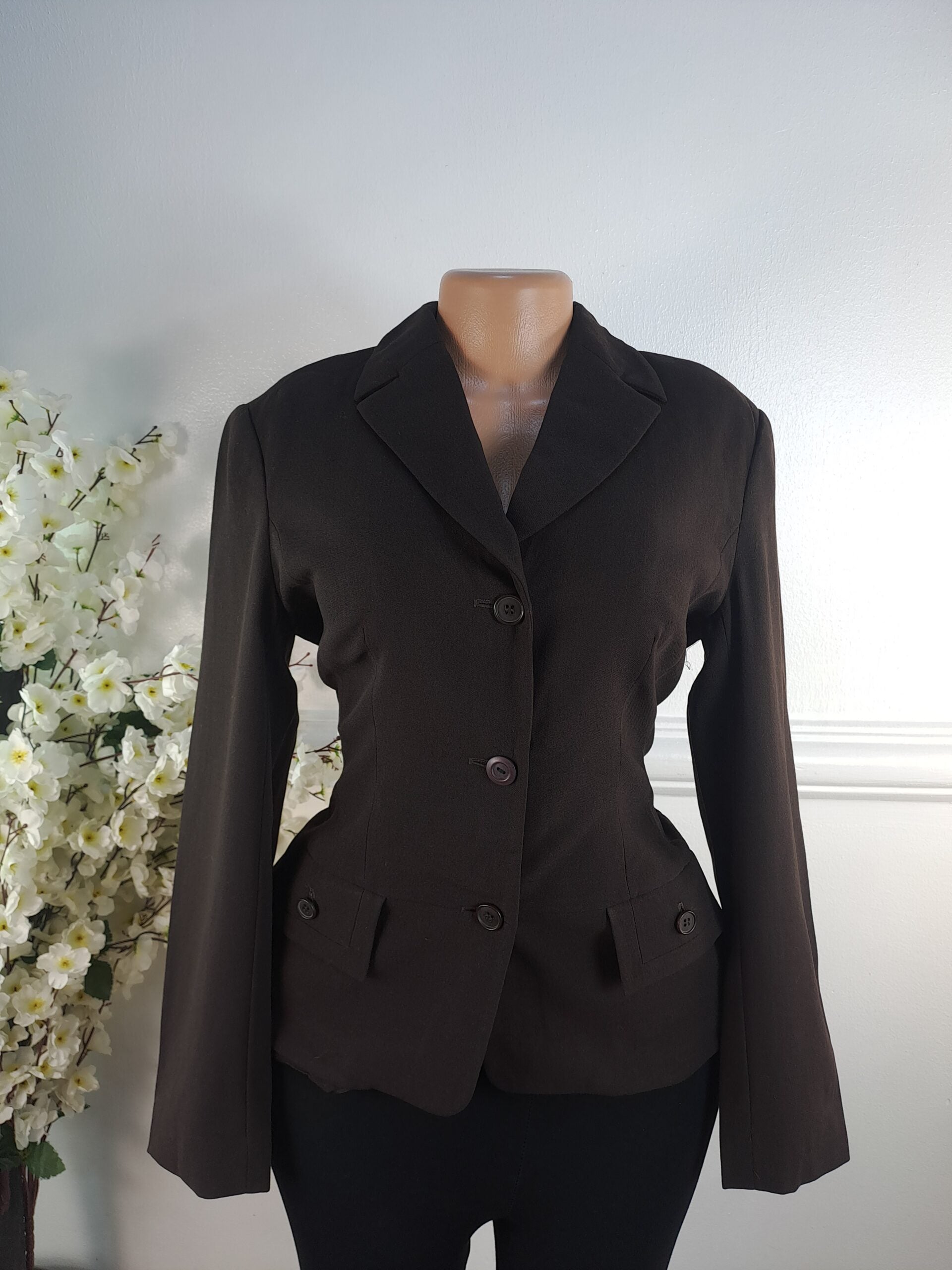 LAURA ASHLEY UK SIZE 12 [LENGTH 25 INCHES, BROWN] image 0