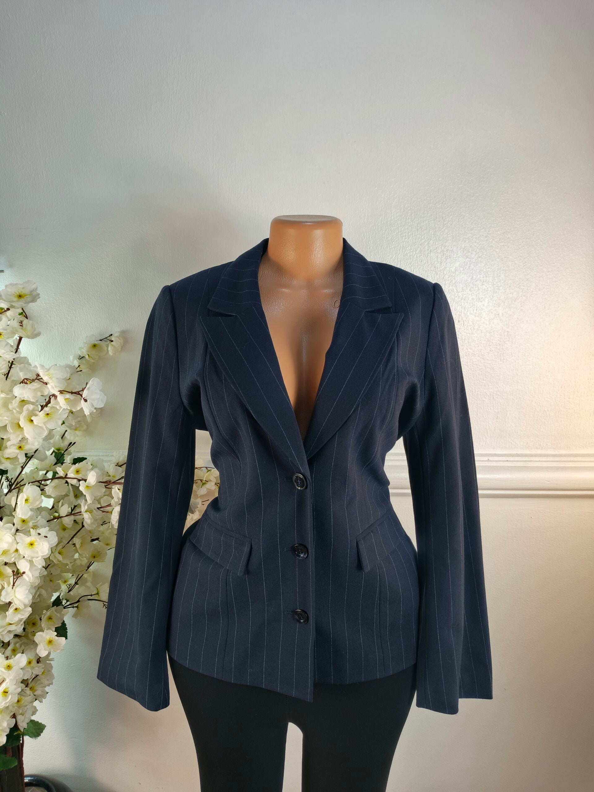 NEW HOUSE COMPANY UK SIZE 10 [LENGTH 26 INCHES, NAVY BLUE] image 0