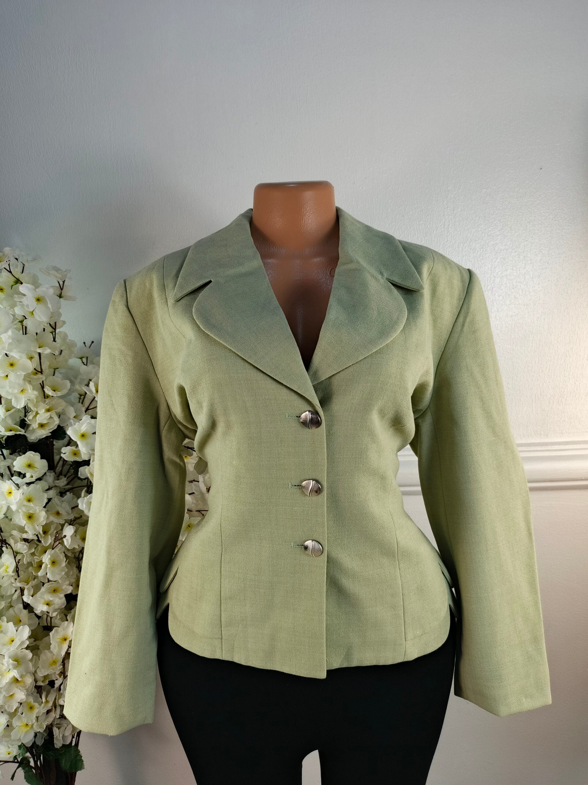 JACQUES VERT UK SIZE 14 [LENGTH 23 INCHES, GREEN] image 0