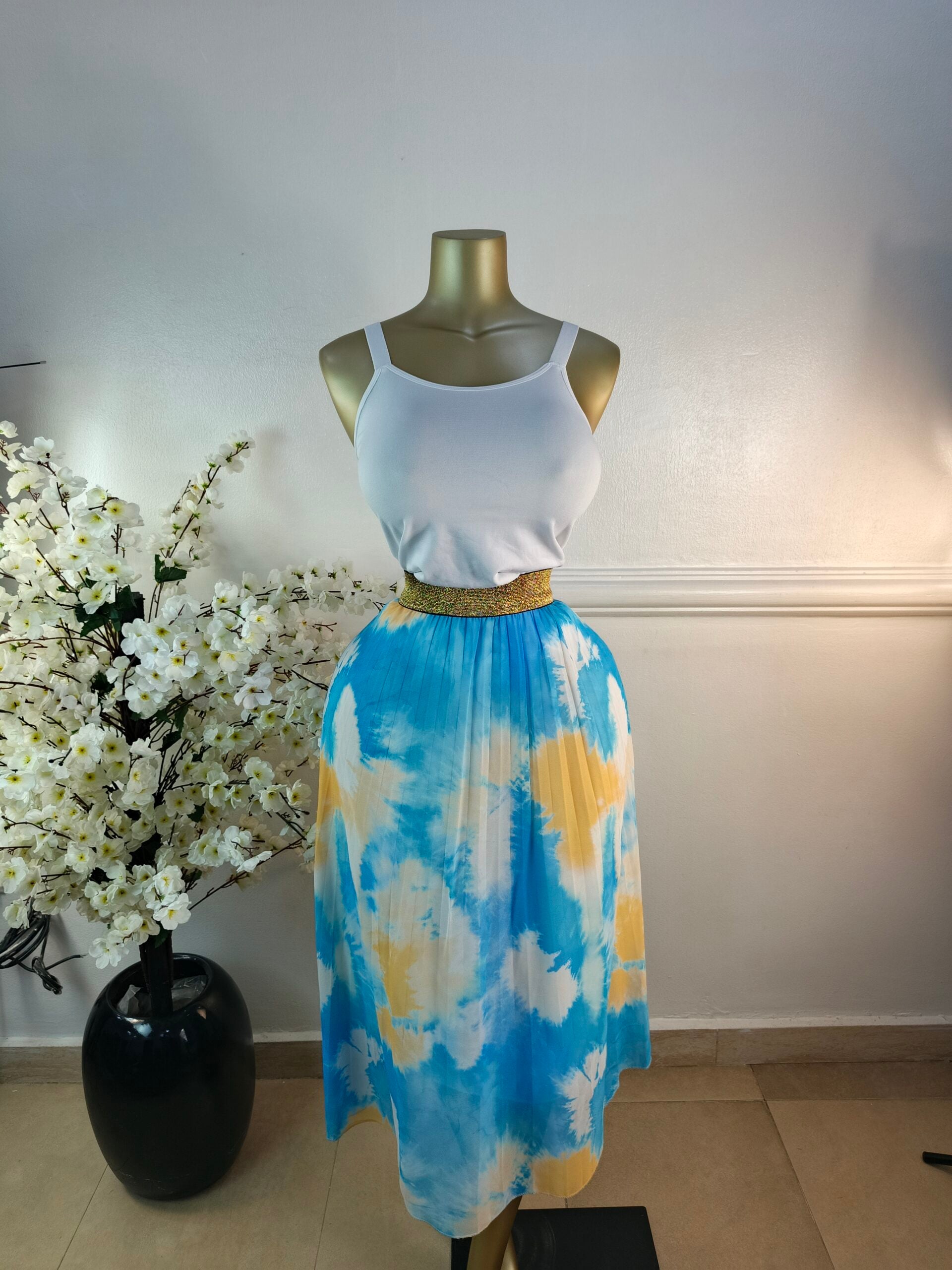 INEO UK SIZE 18 [LENGTH 34 INCHES, BLUE] image 0