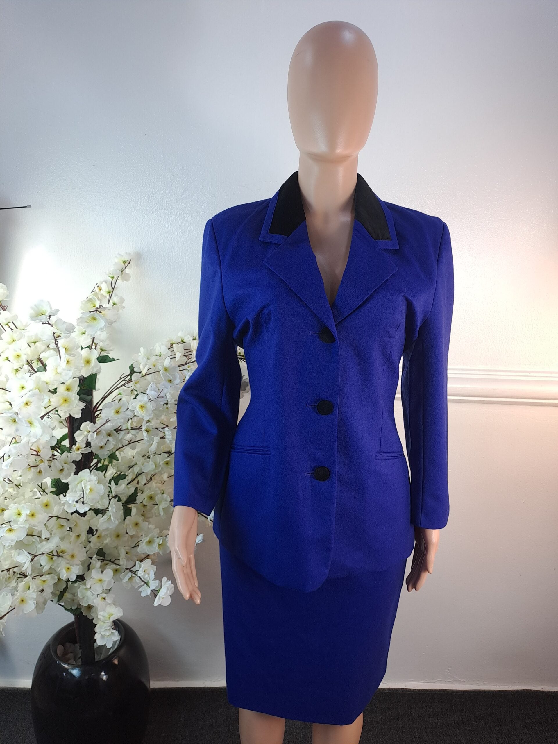 PRIMARK UK SIZE 10 [LENGTH 28 INCHES, TWO PIECE, BLUE] image 0