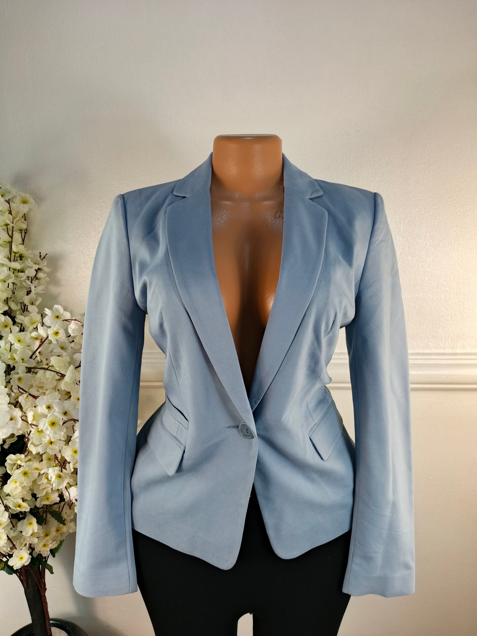 M&amp;S COLLECTION UK SIZE 8 [LENGHT 24 INCHES, SKY BLUE] image 0