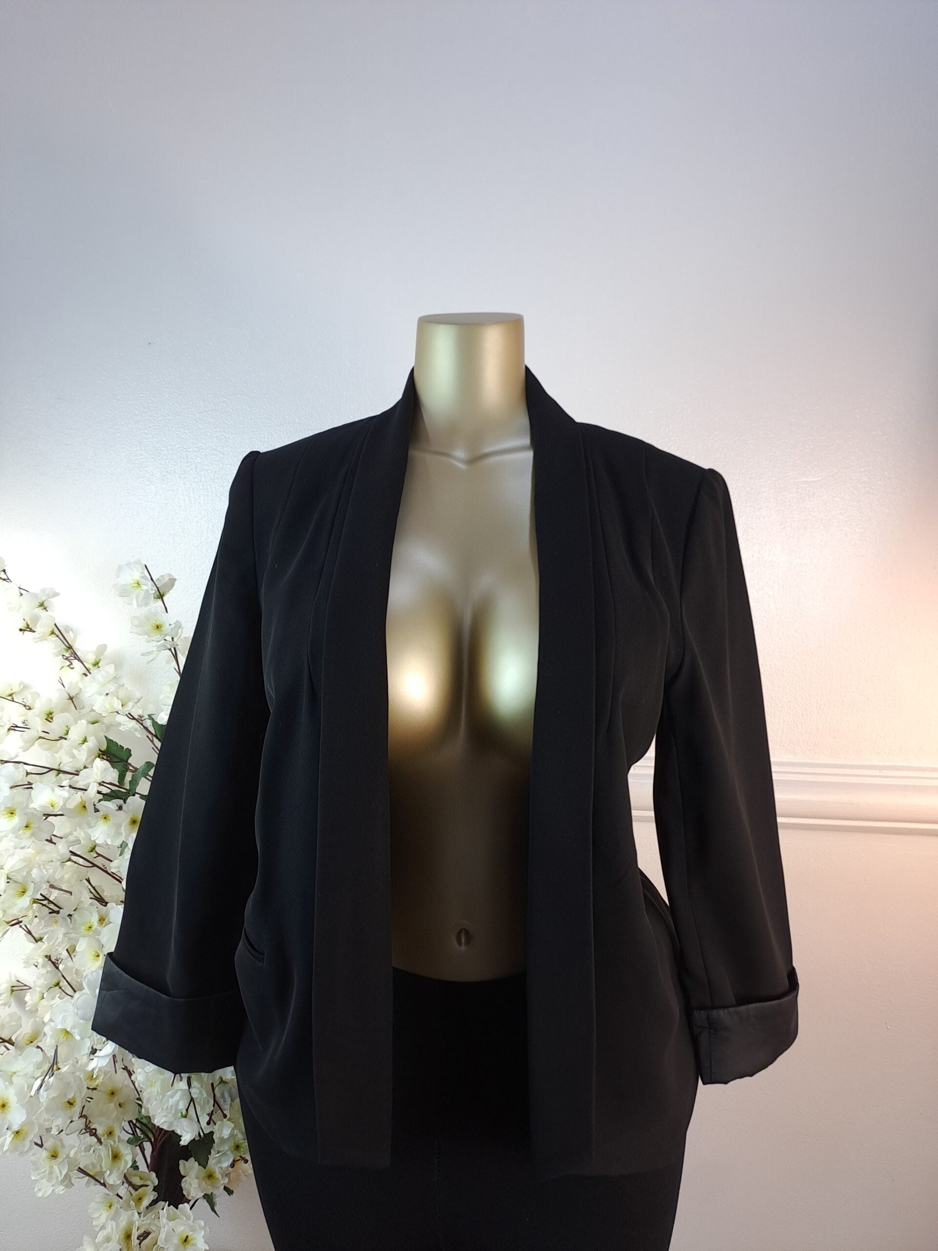 MARY PORTAS UK SIZE 12 [LENGTH 27 INCHES, BLACK] image 0