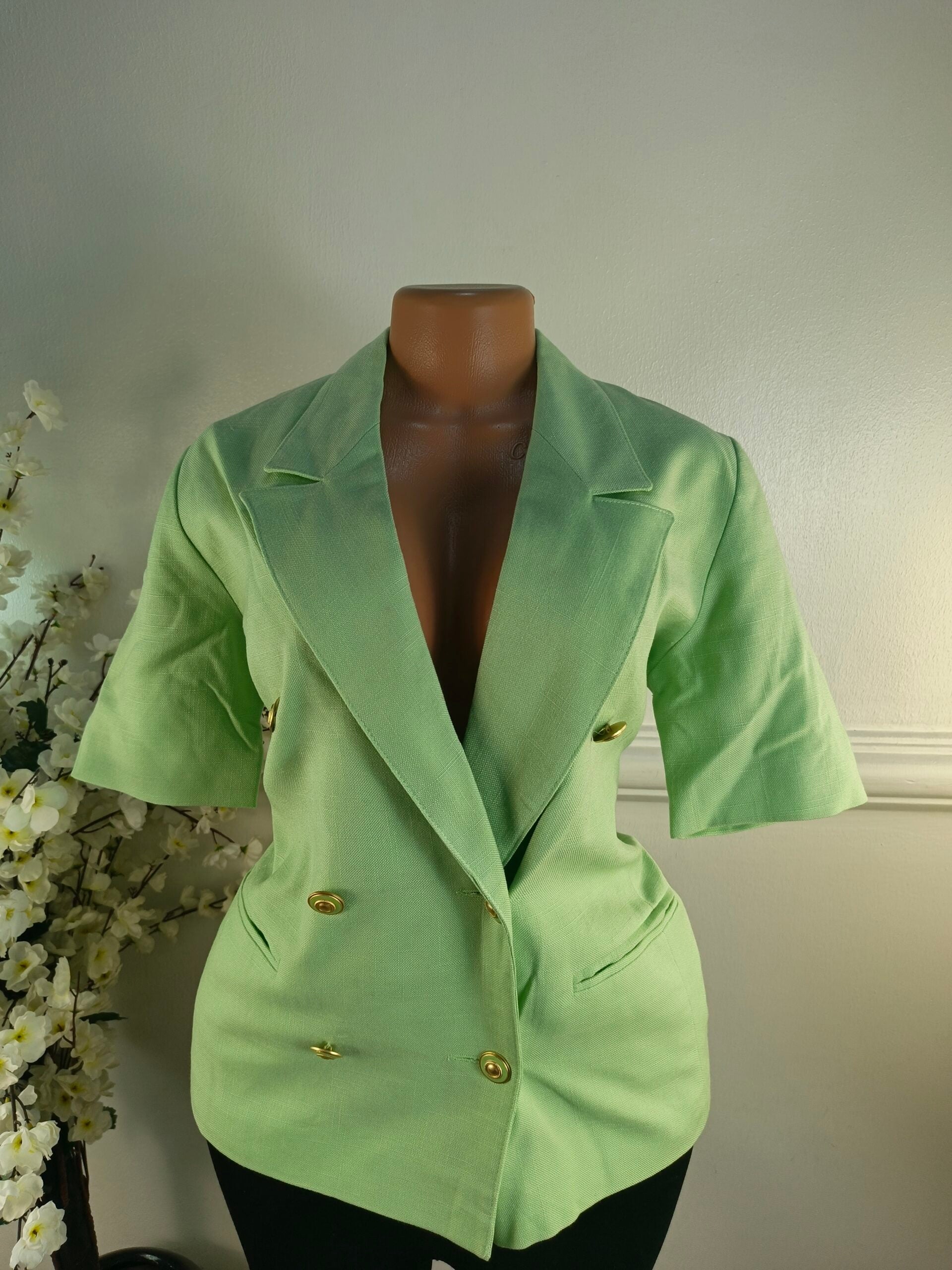 BLAZER UK SIZE 12 [LENGHT 26 INCHES, GREEN] image 0