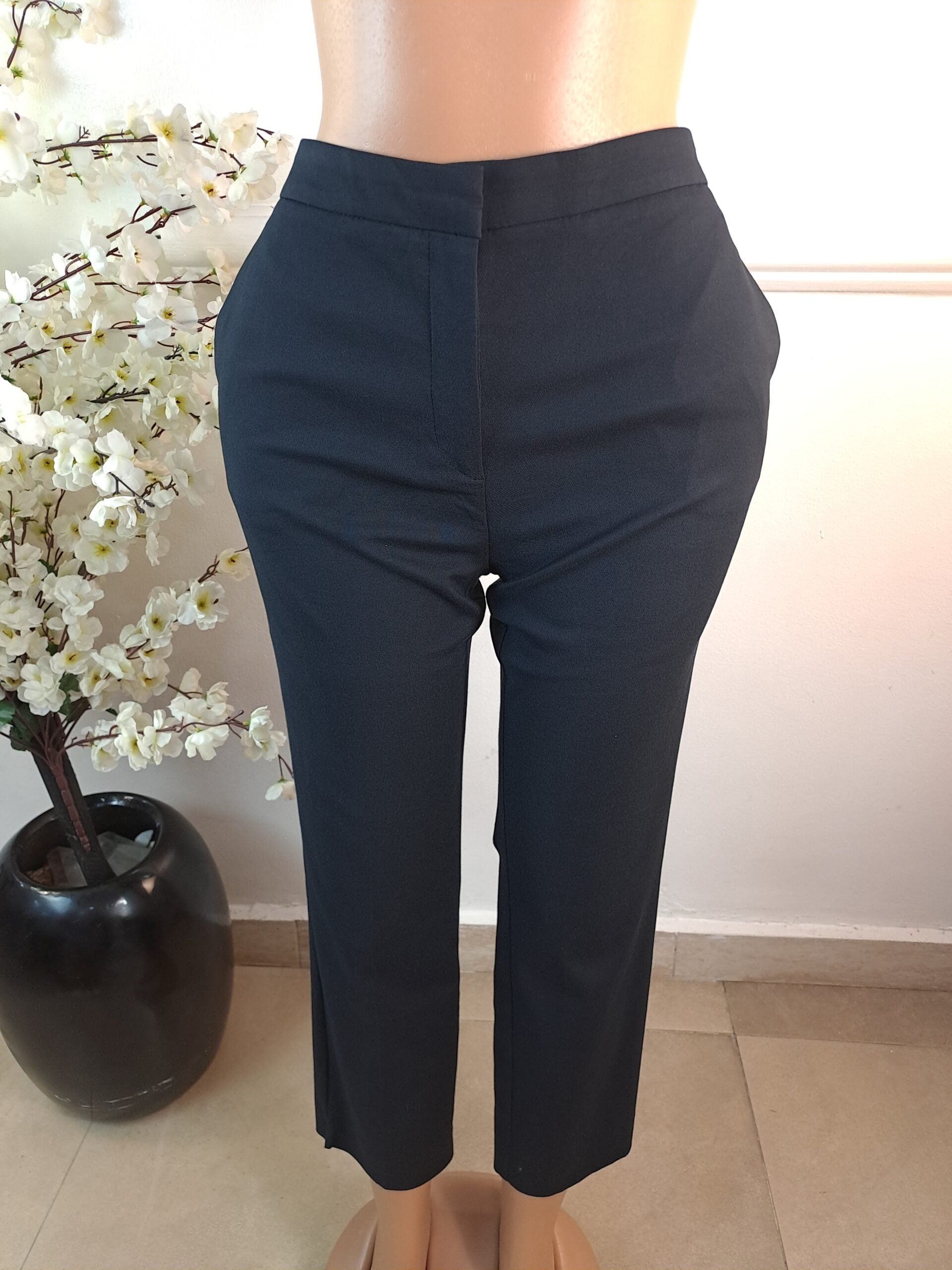 ZARA UK SIZE 14 [LENGTH 38 INCHES, NAVY BLUE] image 0
