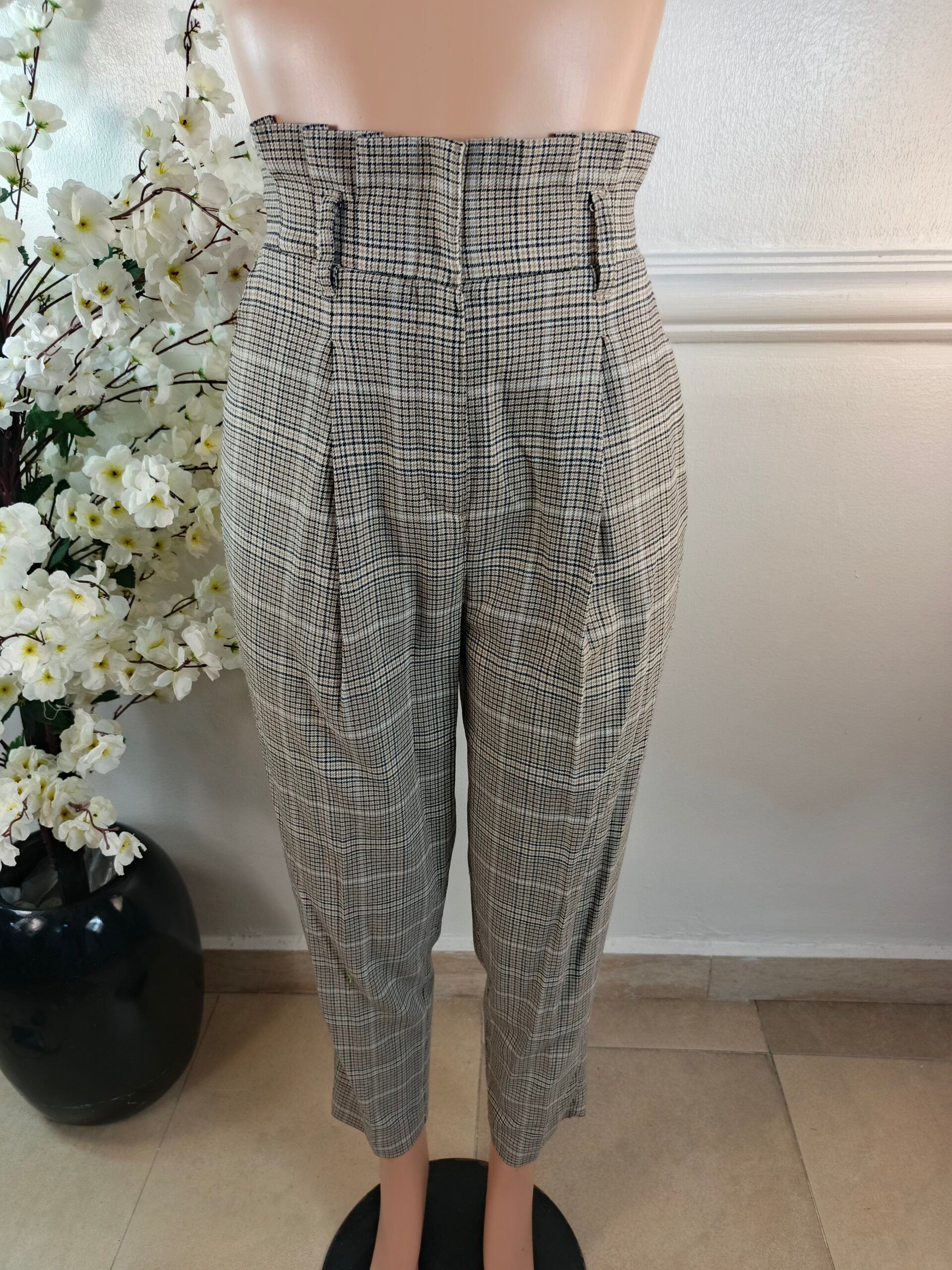 NEW LOOK UK SIZE 10 [LENGTH 40 INCHES, CHECKERS] image 0