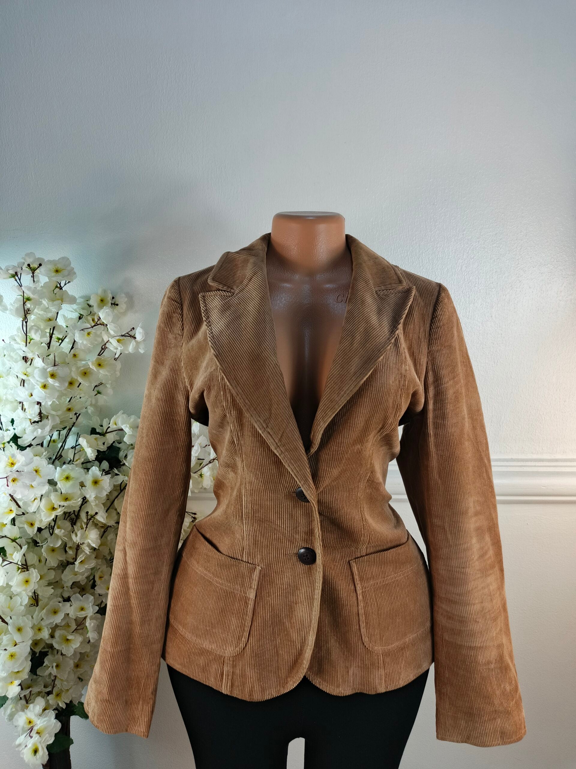 BLAZER UK SIZE 10 [LENGTH 26 INCHES, BROWN] image 0