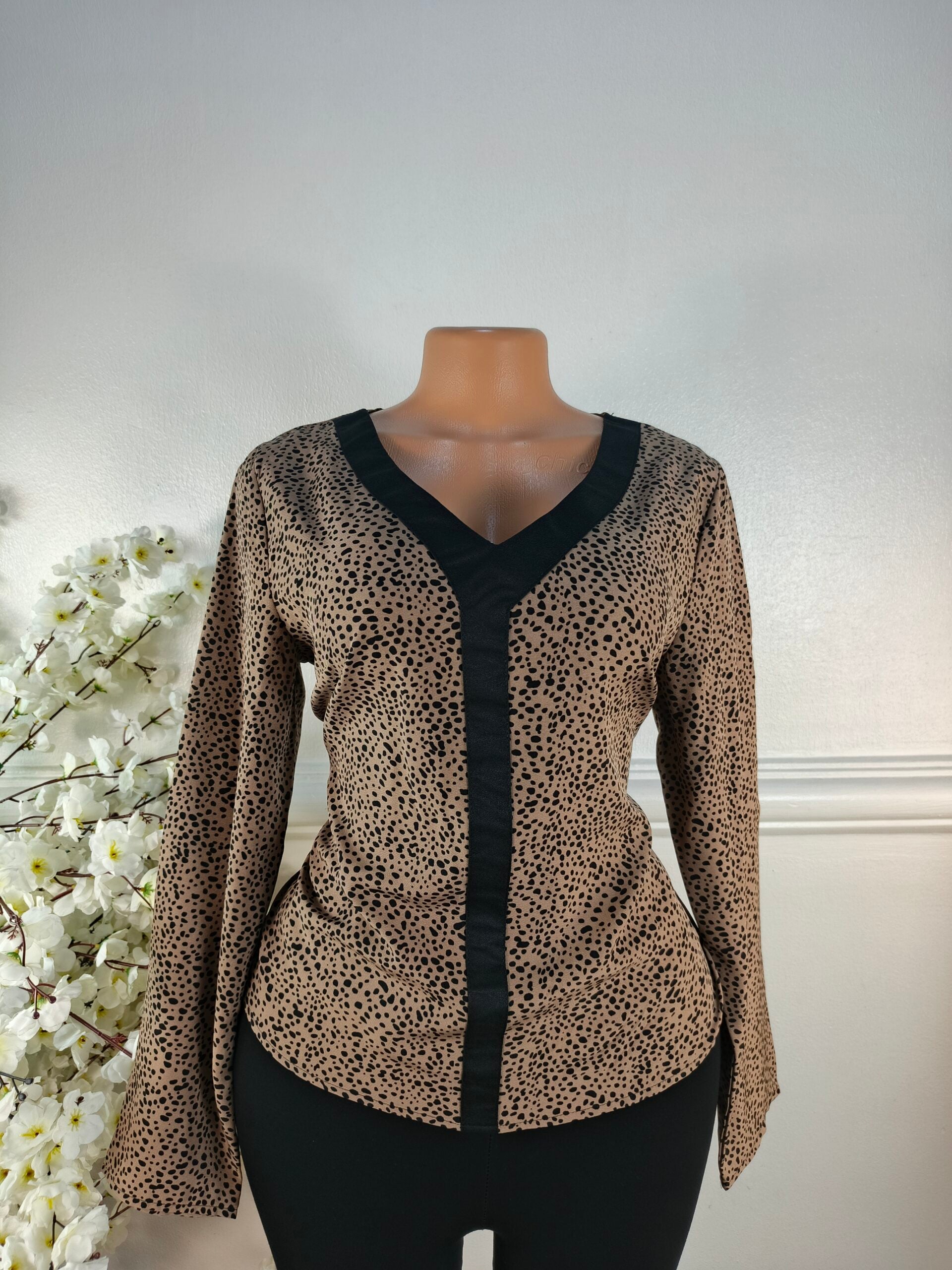 SHEIN UK SIZE 12 [BROWN] image 0
