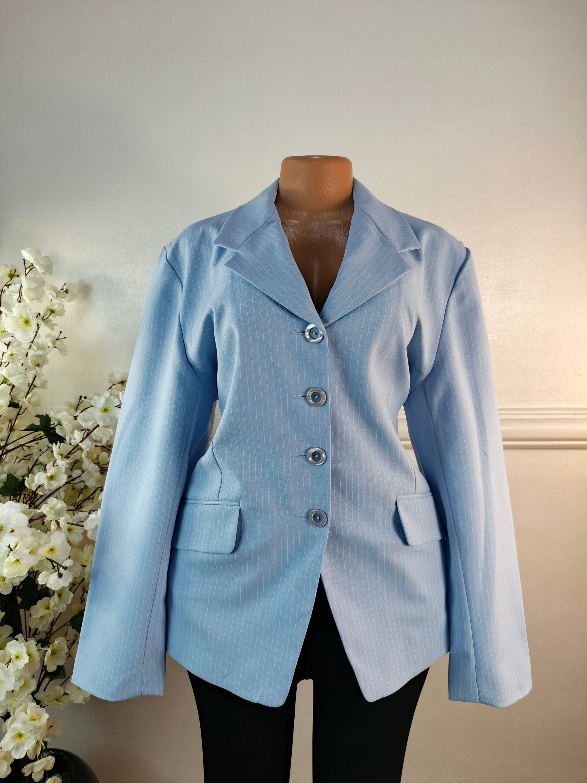 ESSENTIALS UK SIZE 16 [LENGTH 29 INCHES, SKY BLUE] image 0